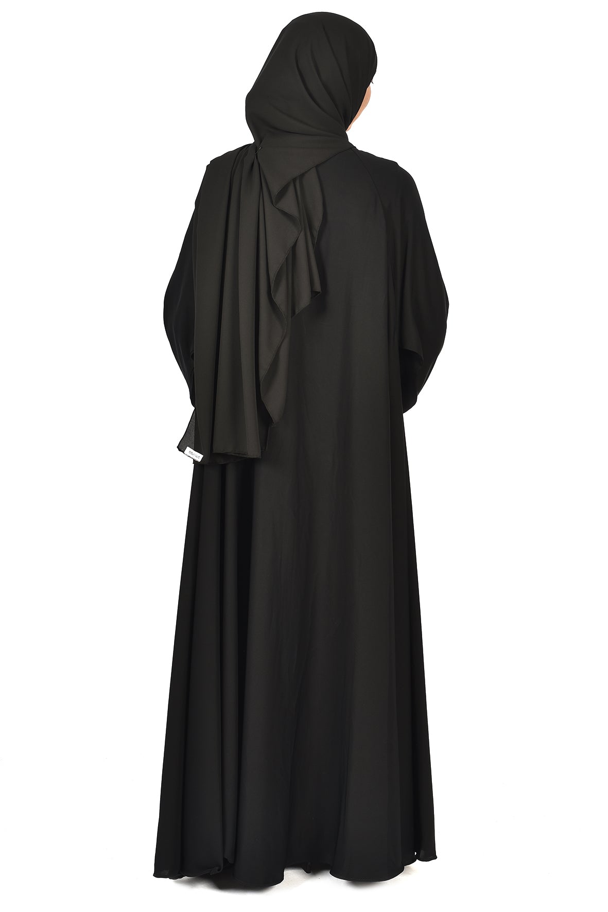 Elegant Black Abaya with Gold Embroidery ( ladies abaya )