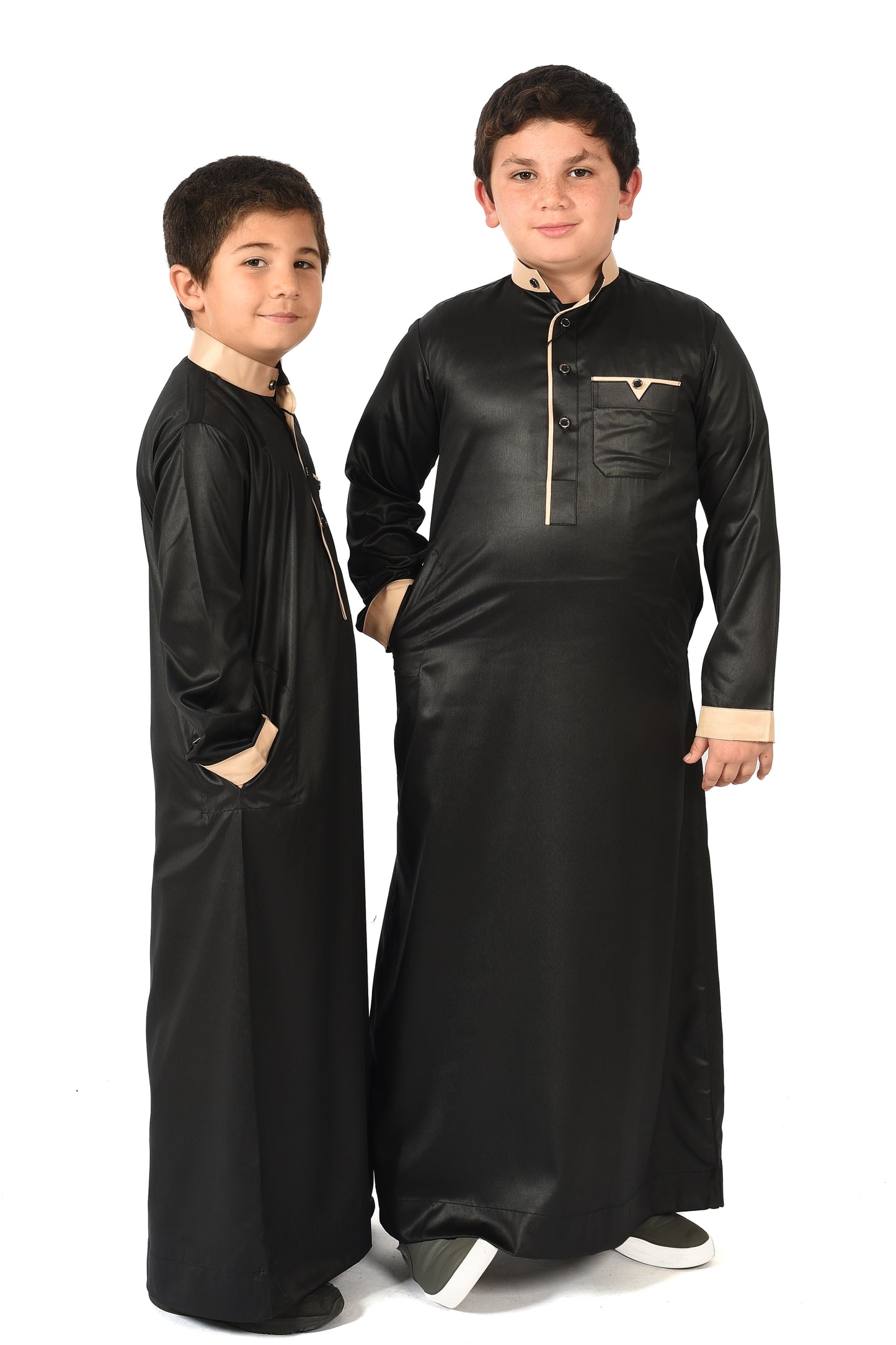 Markim kids sport thobe - Black