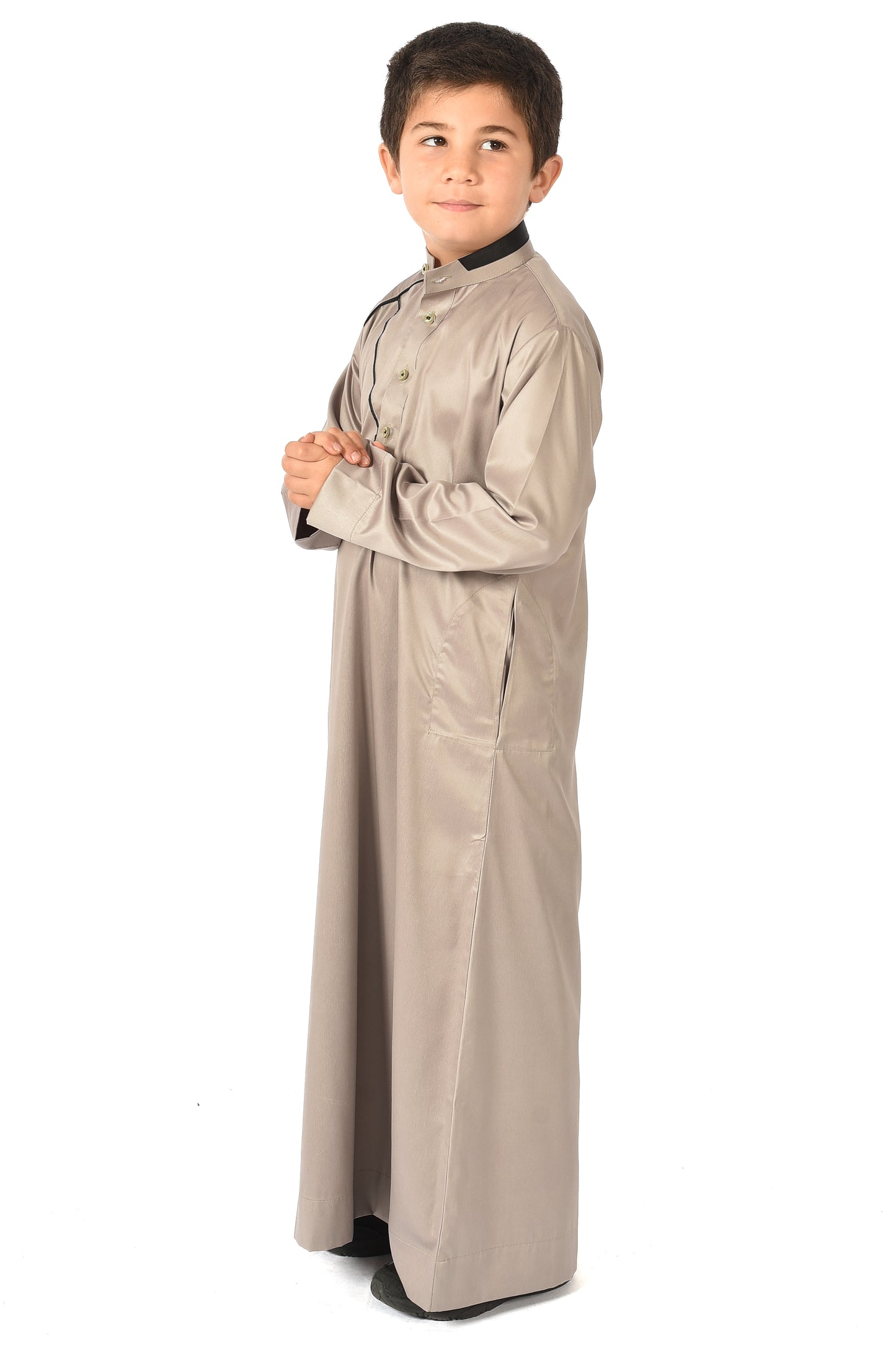 Markim kids sport thobe - Dried Sage