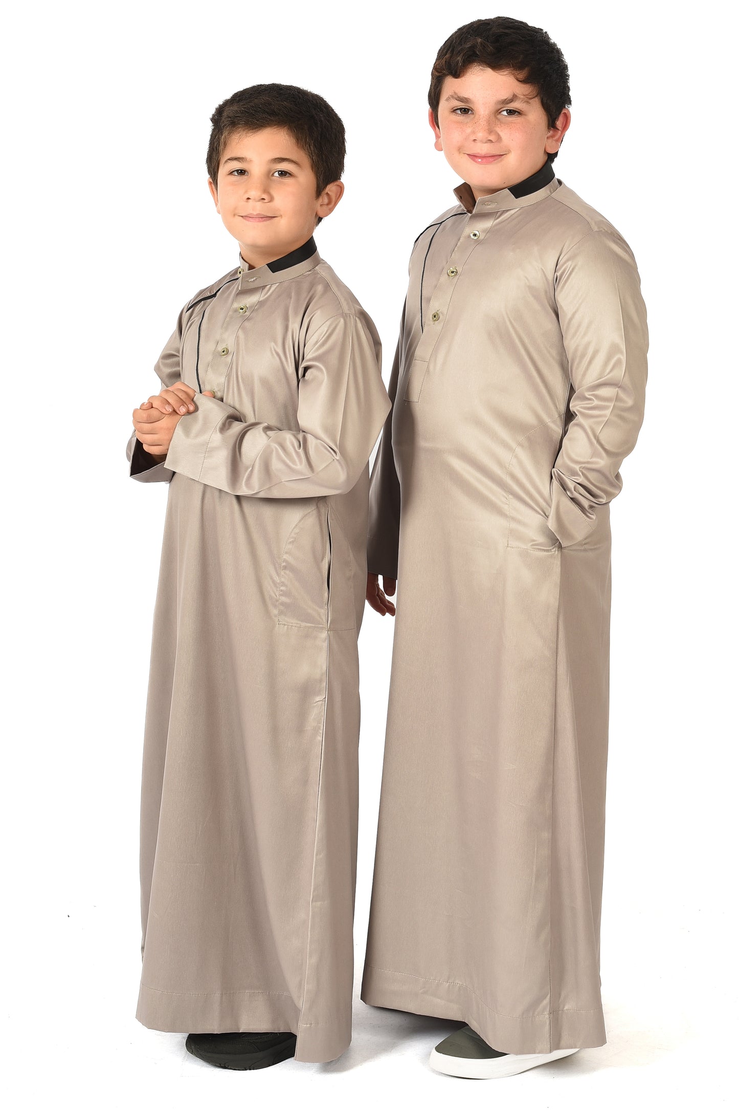 Markim kids sport thobe - Dried Sage