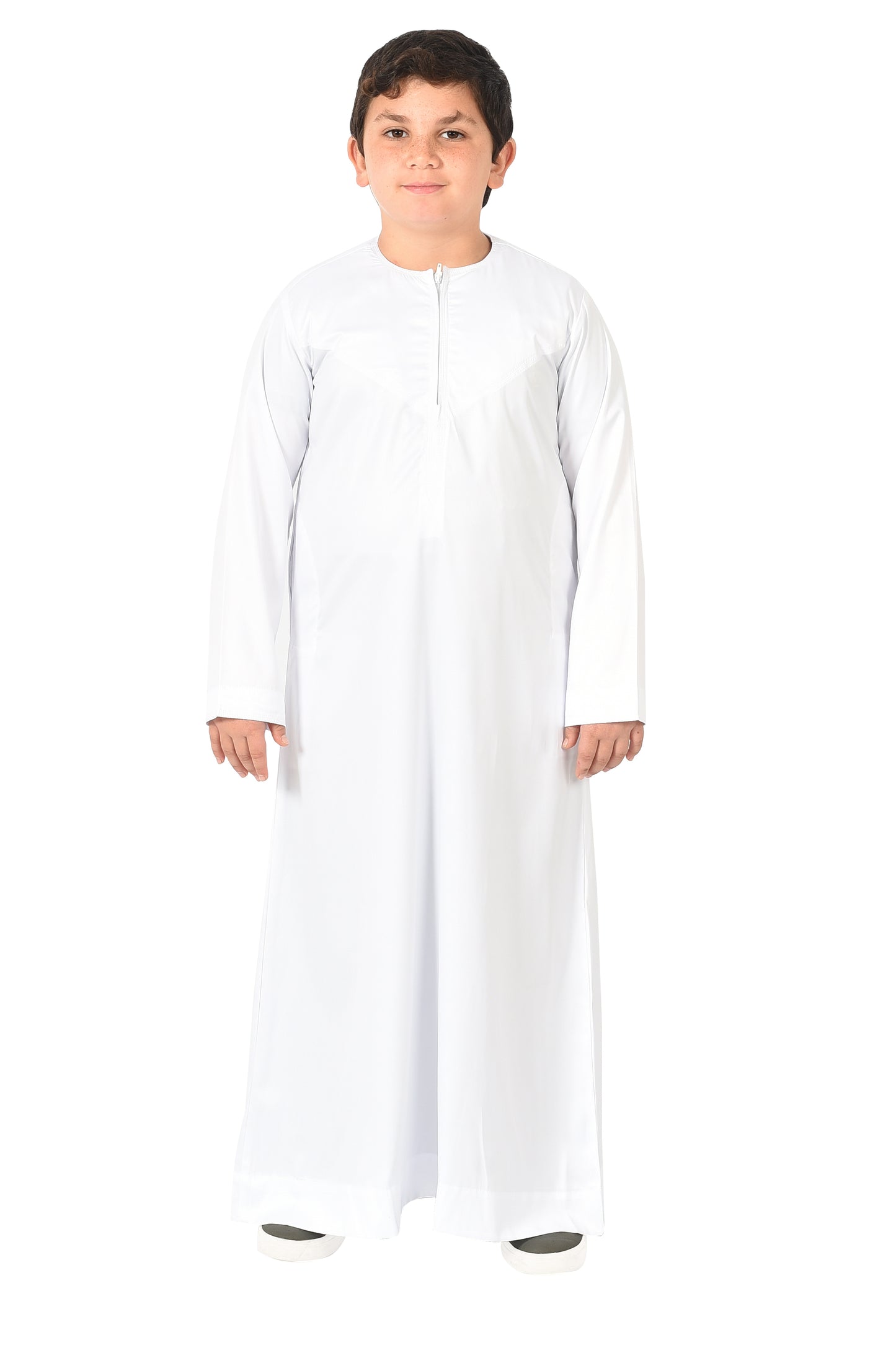 Al-Azka Kids Sport Thobe - White