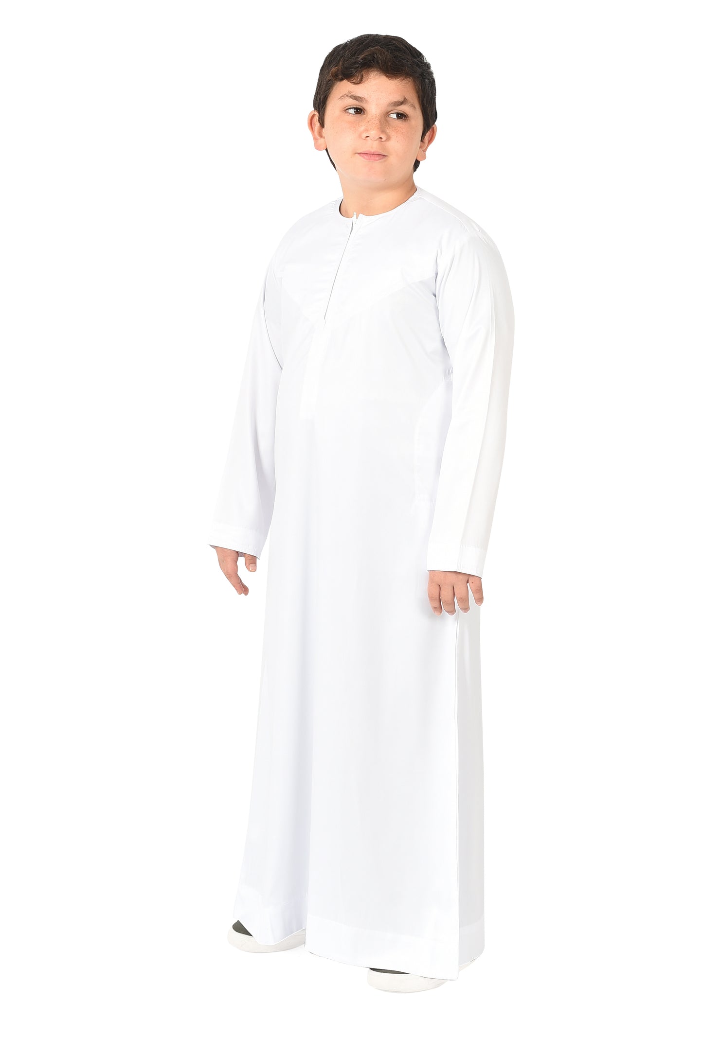 Al-Azka Kids Sport Thobe - White