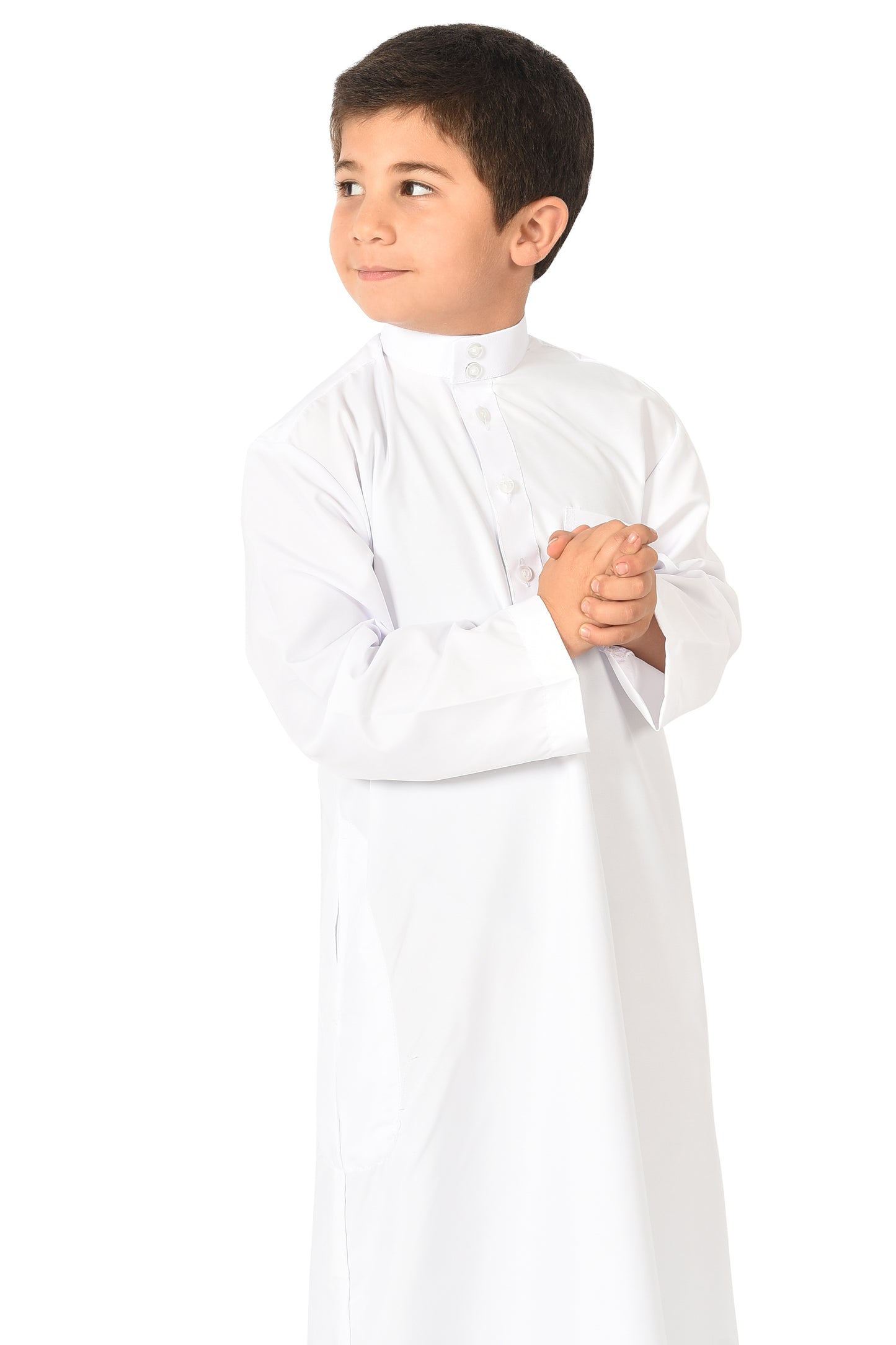 Boys’ White Thobe – Elegant and Comfortable for Everyday Wear and Occasions