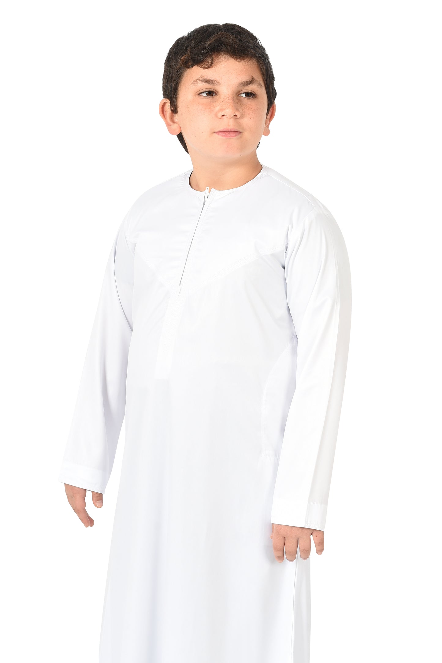 Al-Azka Kids Sport Thobe - White