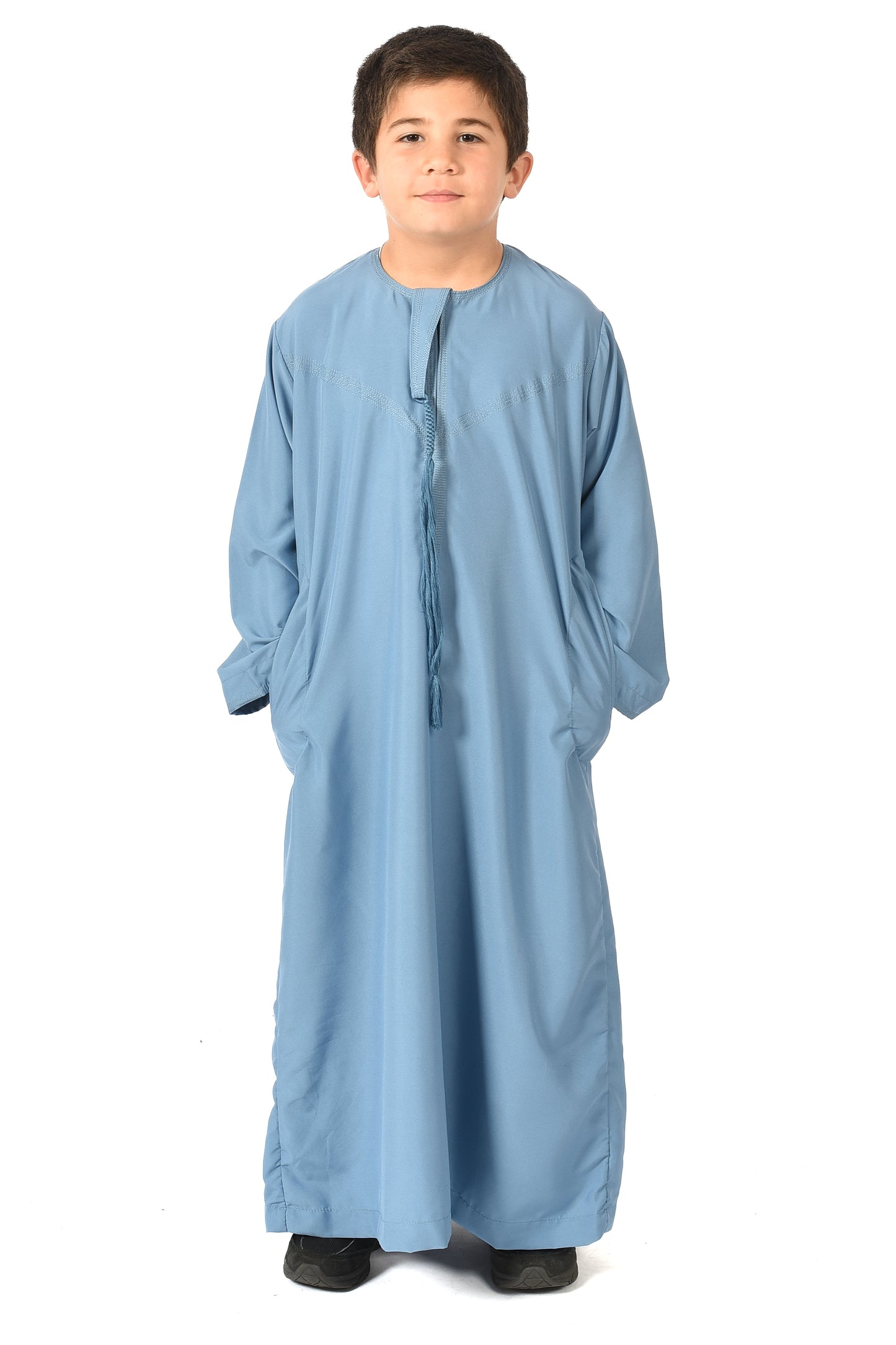 Al-Othman Kids Tassel Thobe - Blue