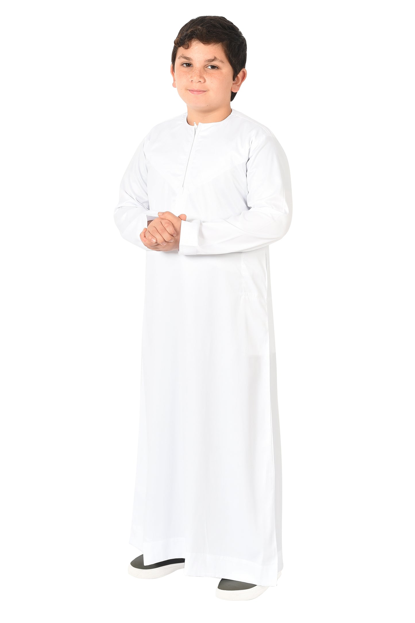 Al-Azka Kids Sport Thobe - White