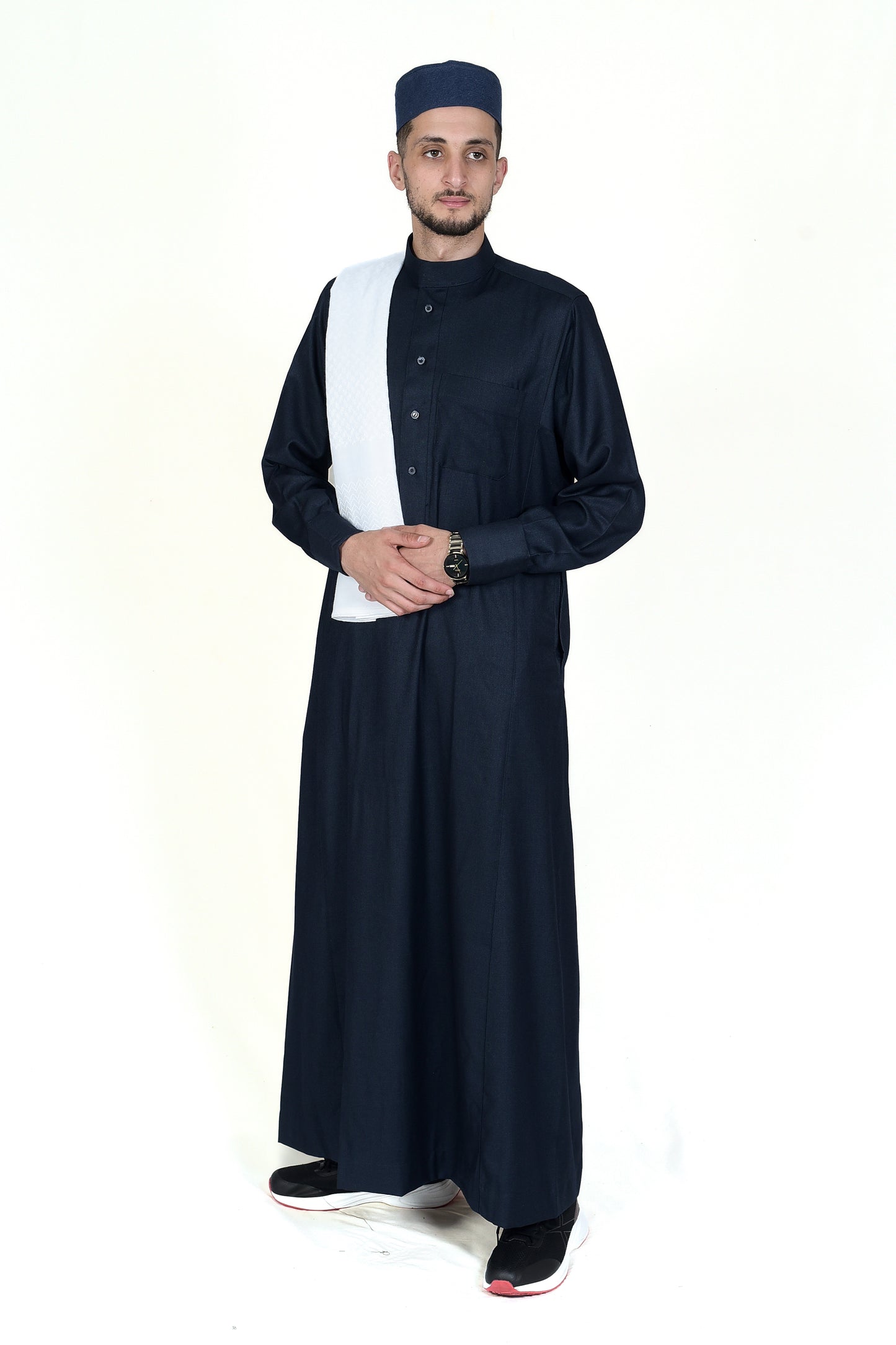 Droush Winter Thobe – Dark Blue