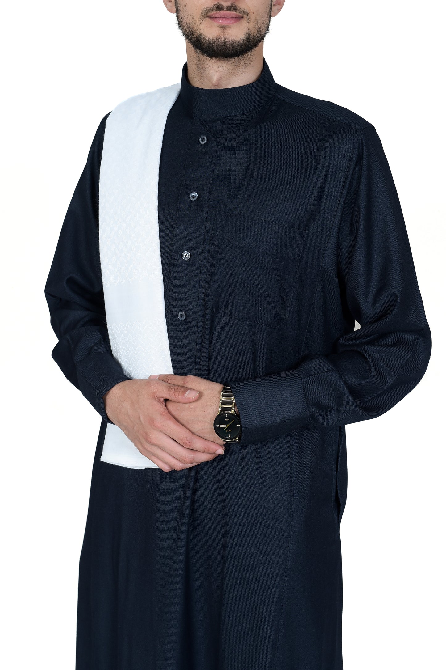 Droush Winter Thobe – Dark Blue
