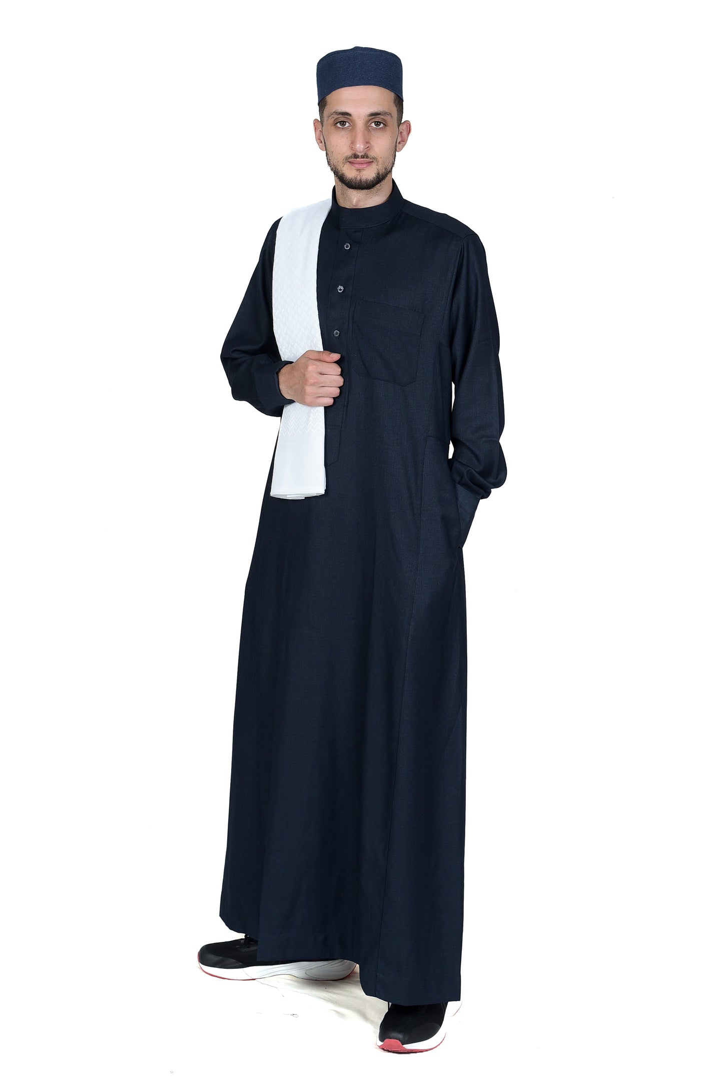 Droush Winter Thobe – Dark Blue