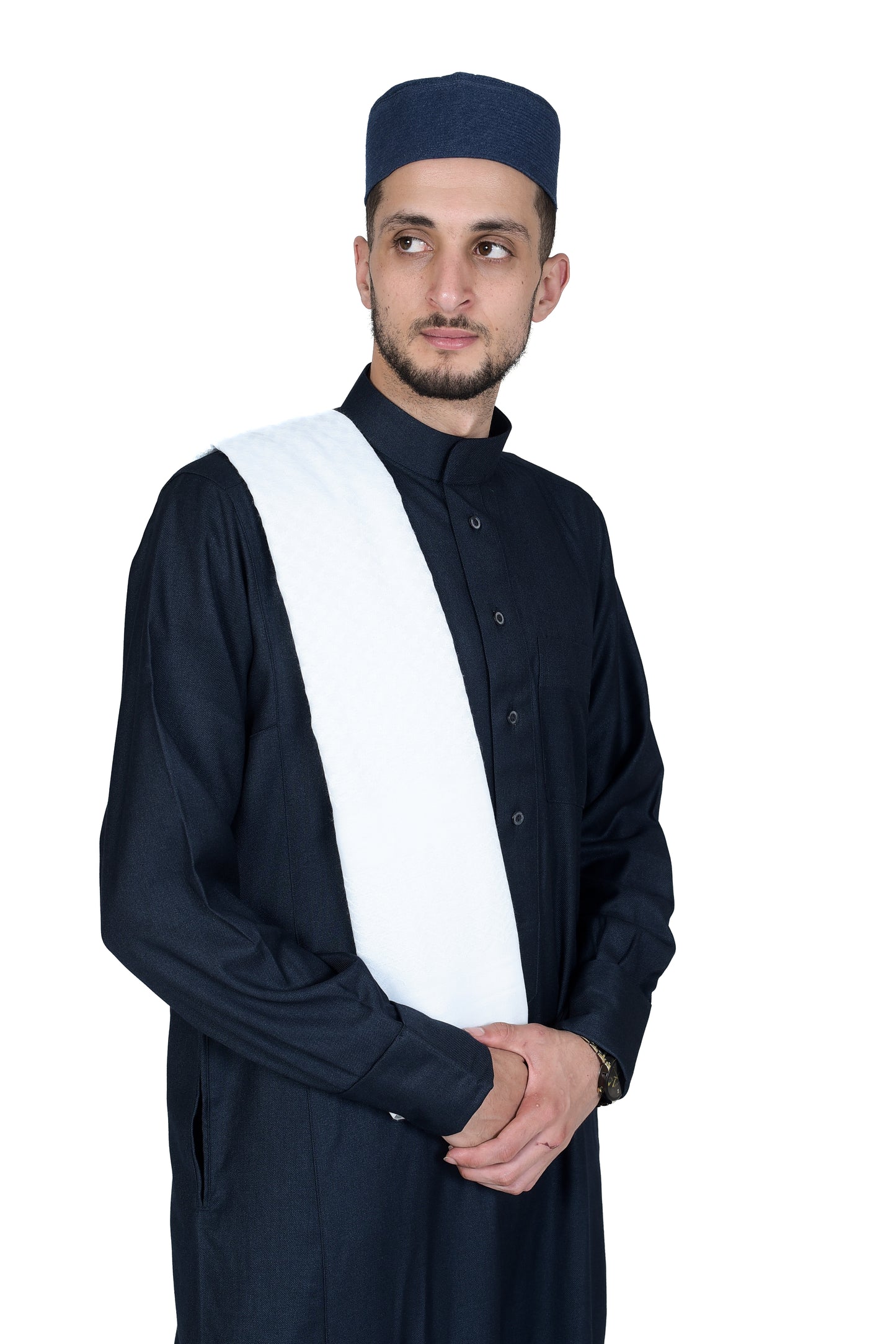 Droush Winter Thobe – Dark Blue