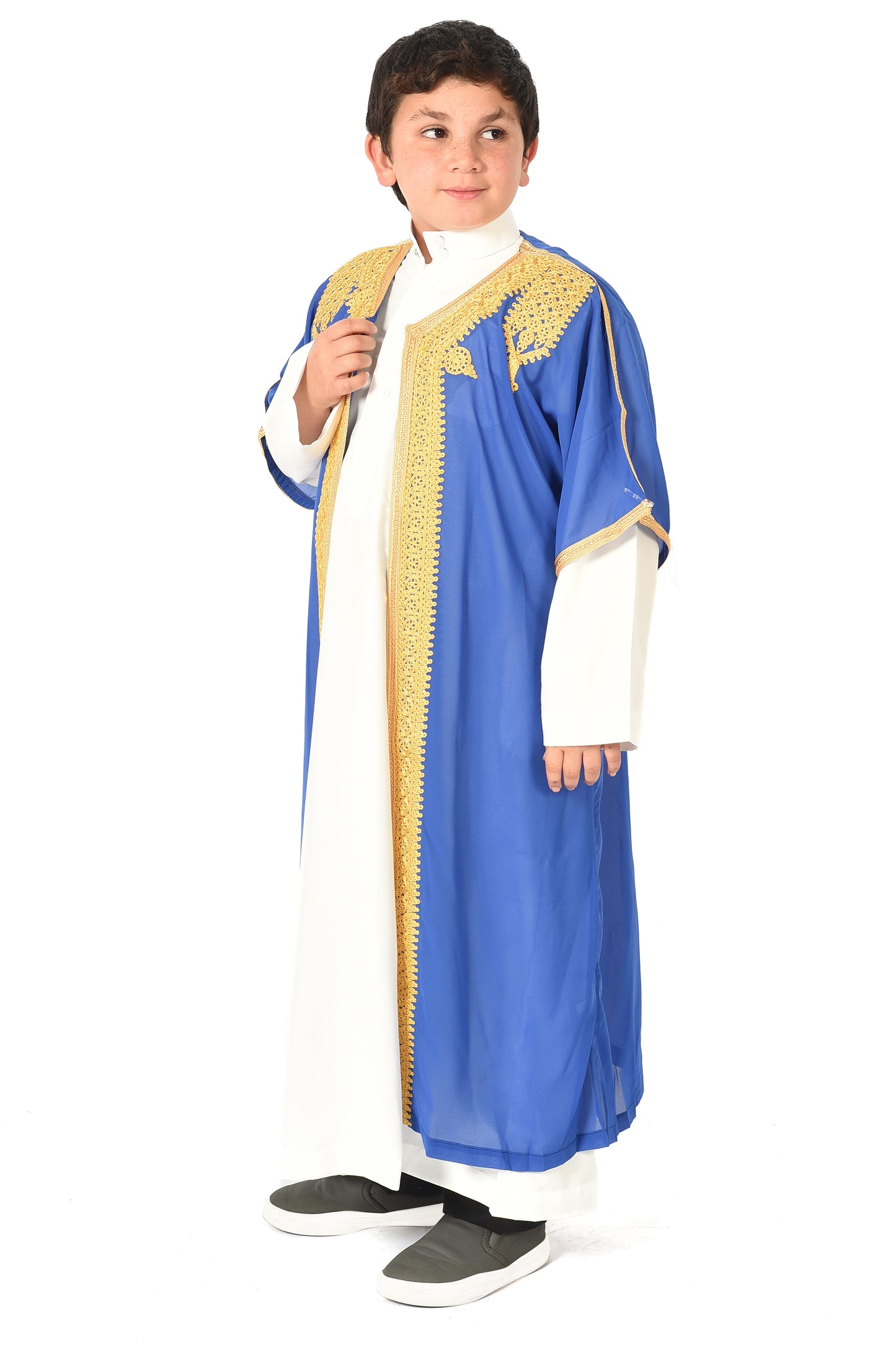 Boy's Saudi Abaya Jubba -Blue