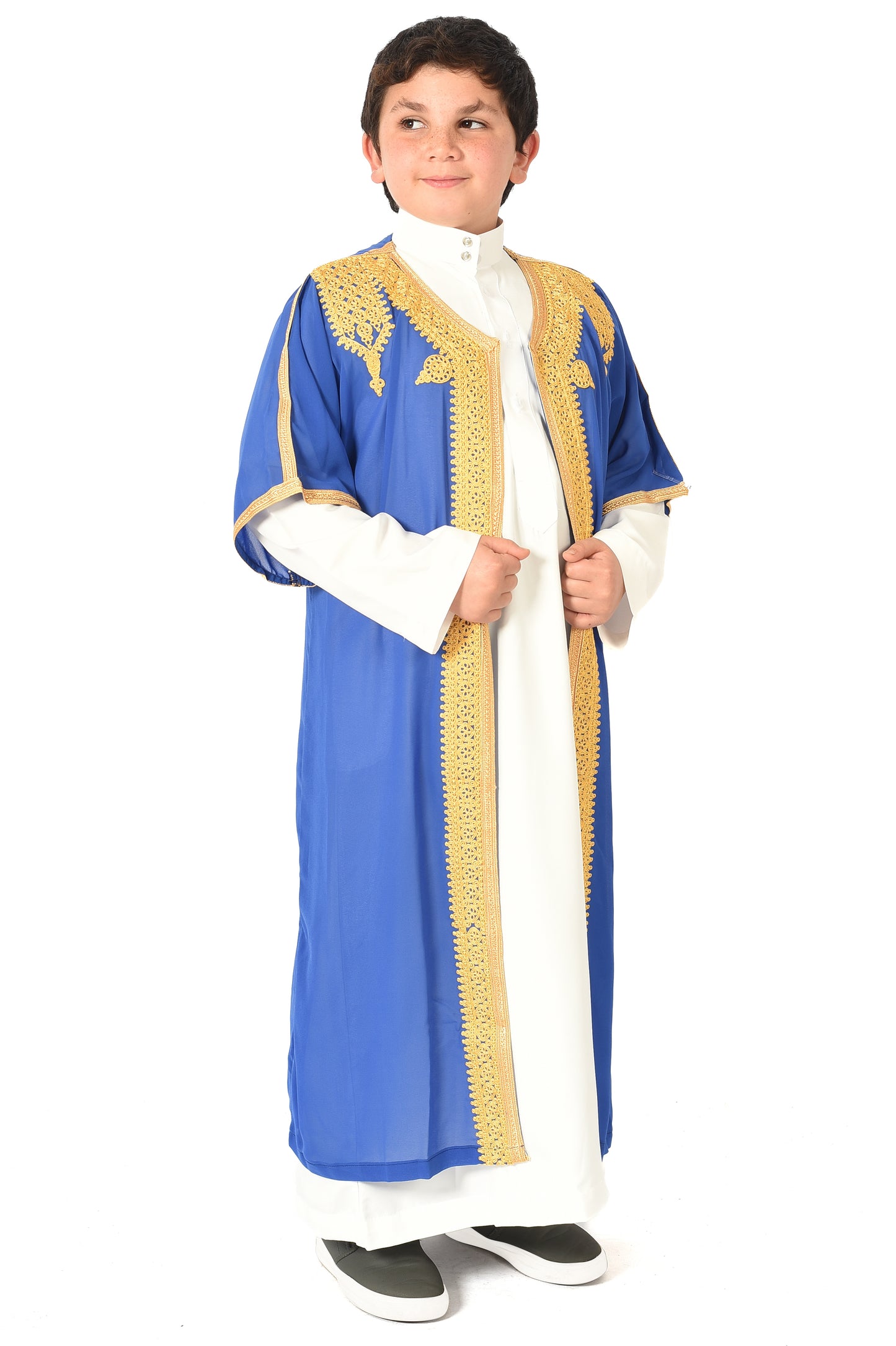 Boy's Saudi Abaya Jubba -Blue