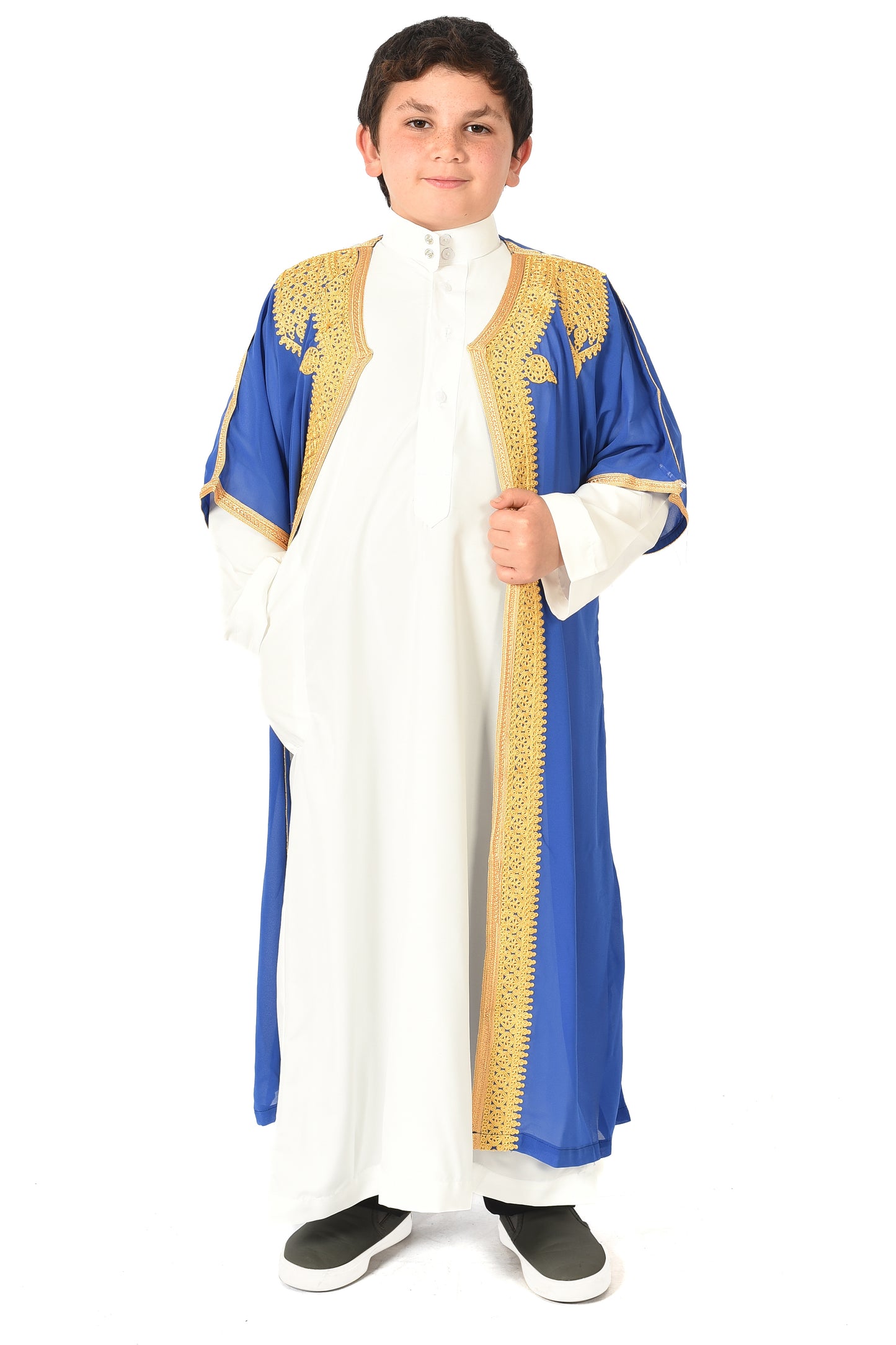 Boy's Saudi Abaya Jubba -Blue