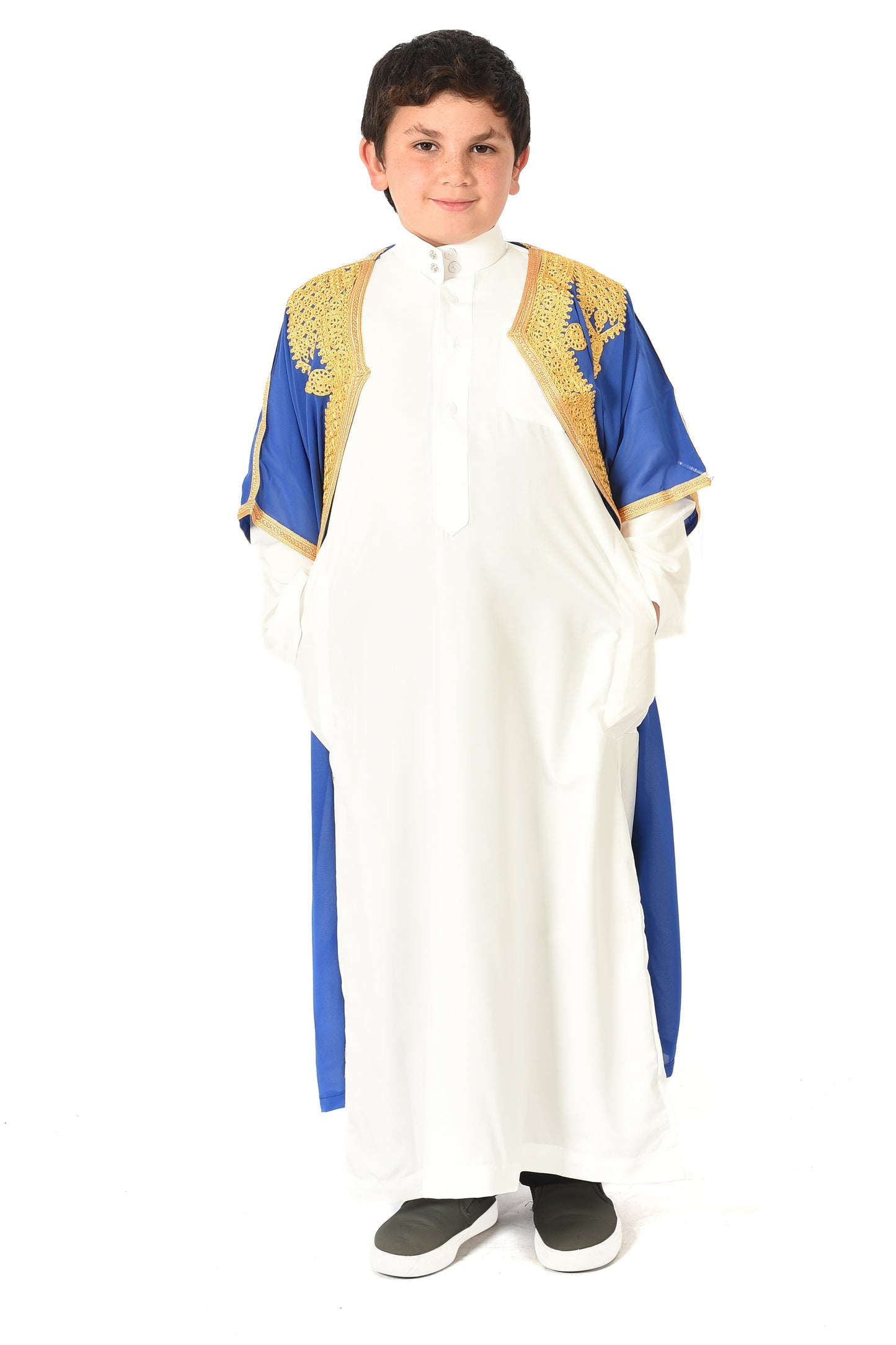 Boy's Saudi Abaya Jubba -Blue