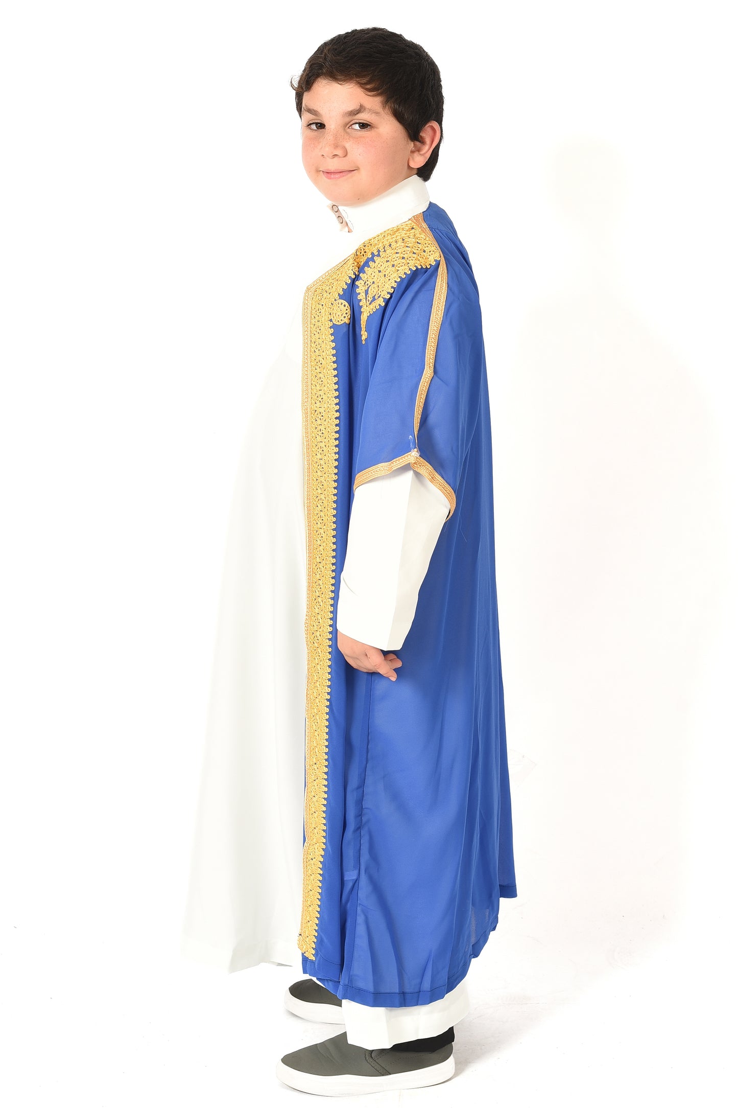 Boy's Saudi Abaya Jubba -Blue