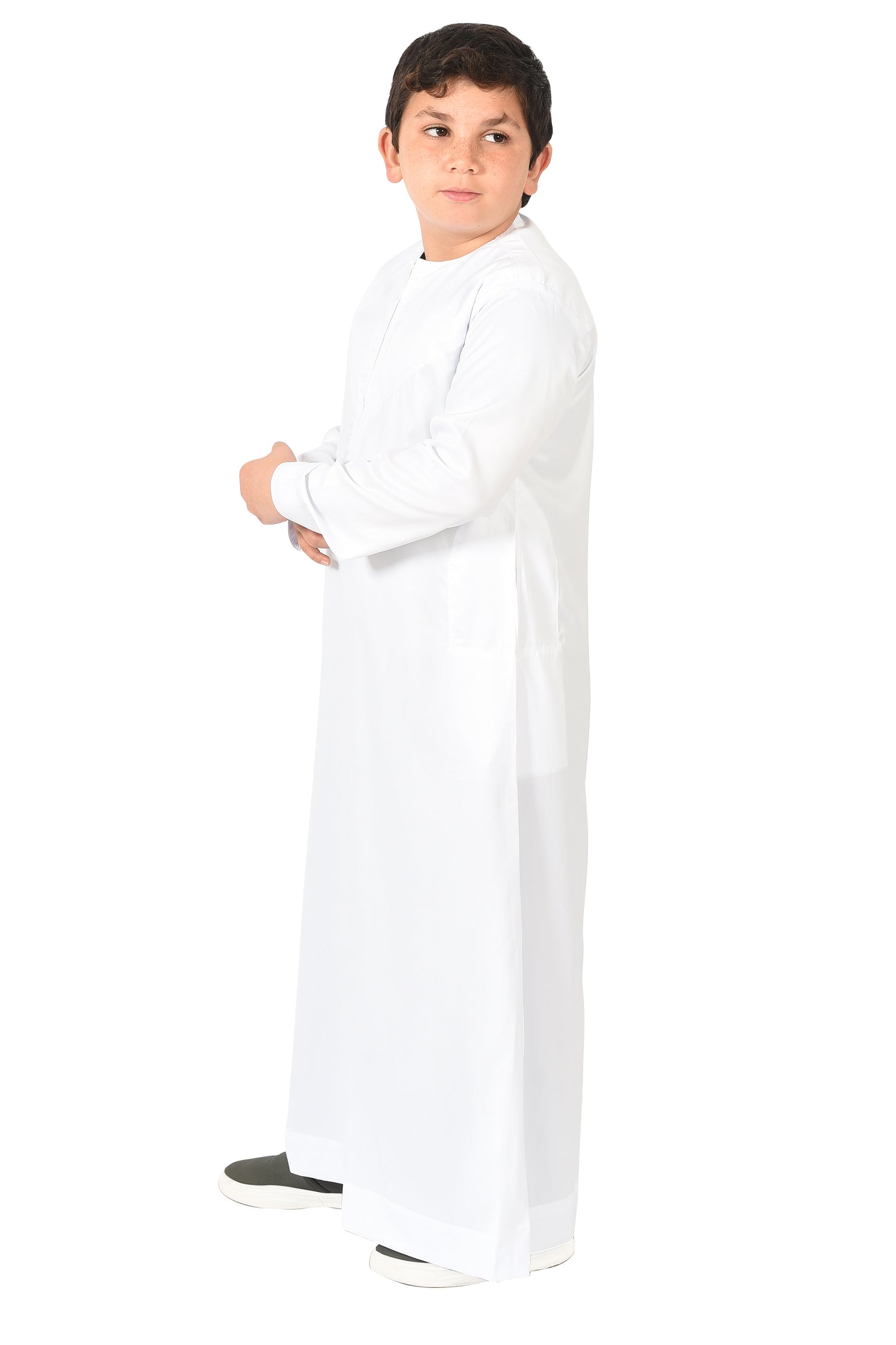 Al-Azka Kids Sport Thobe - White