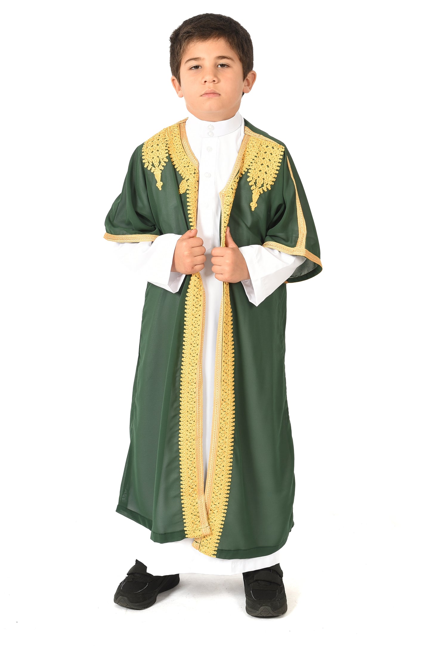 Boy's Saudi Abaya Jubba - Green