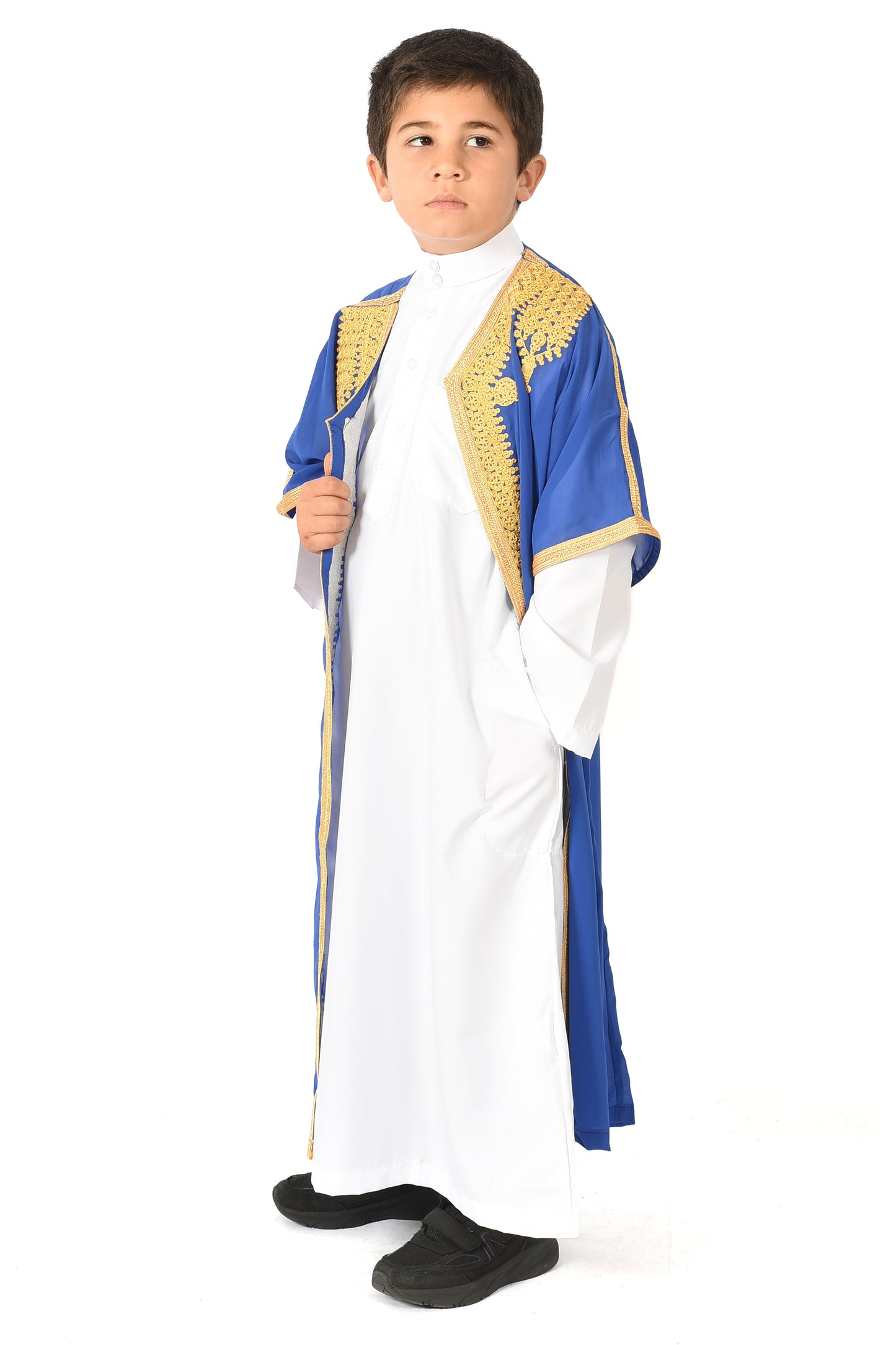 Boy's Saudi Abaya Jubba -Blue