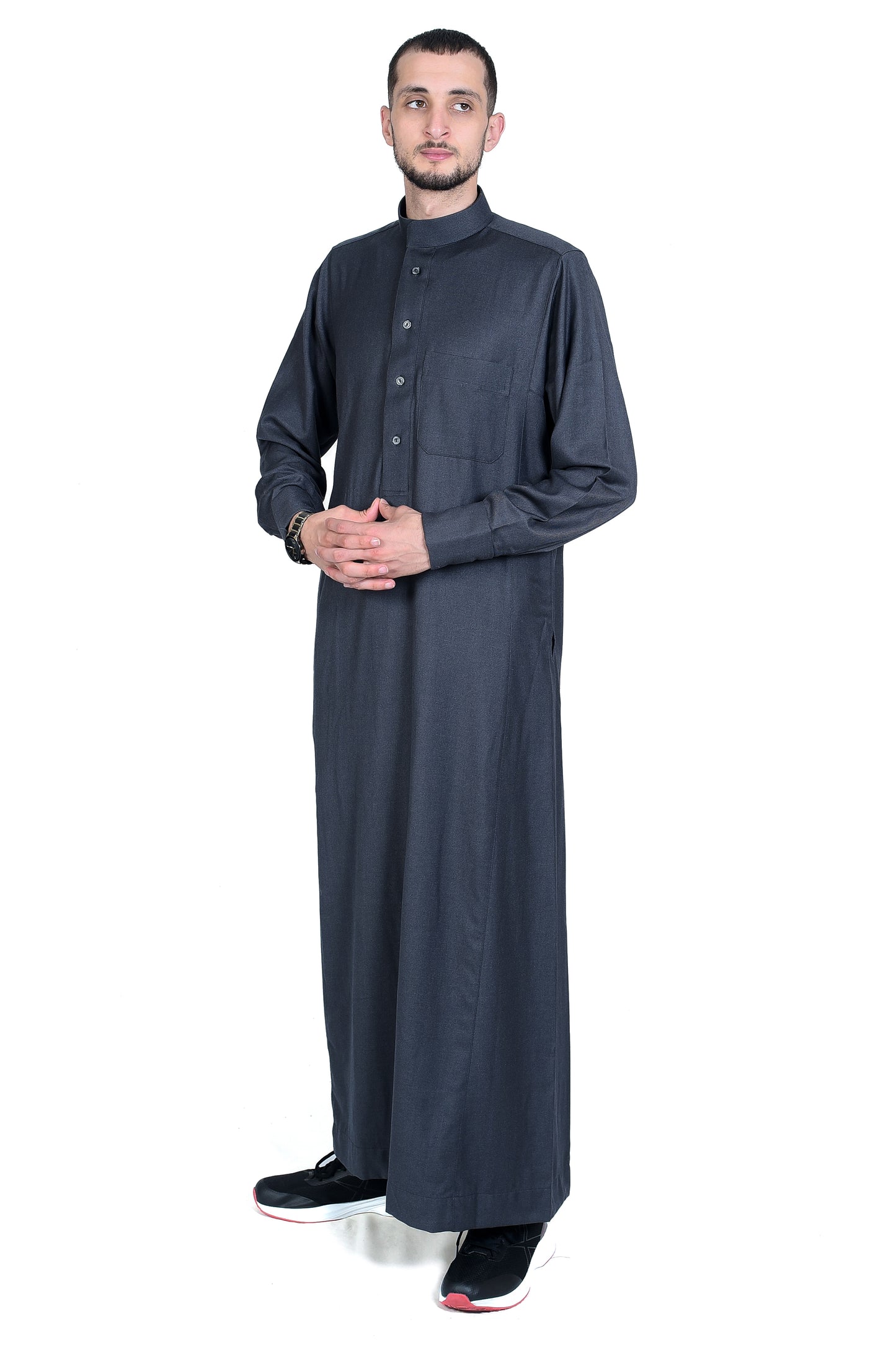 Droush Winter Thobe – Dark Grey