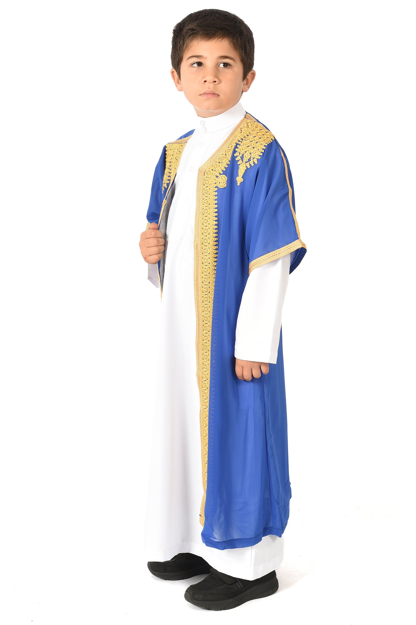 Boy's Saudi Abaya Jubba -Blue