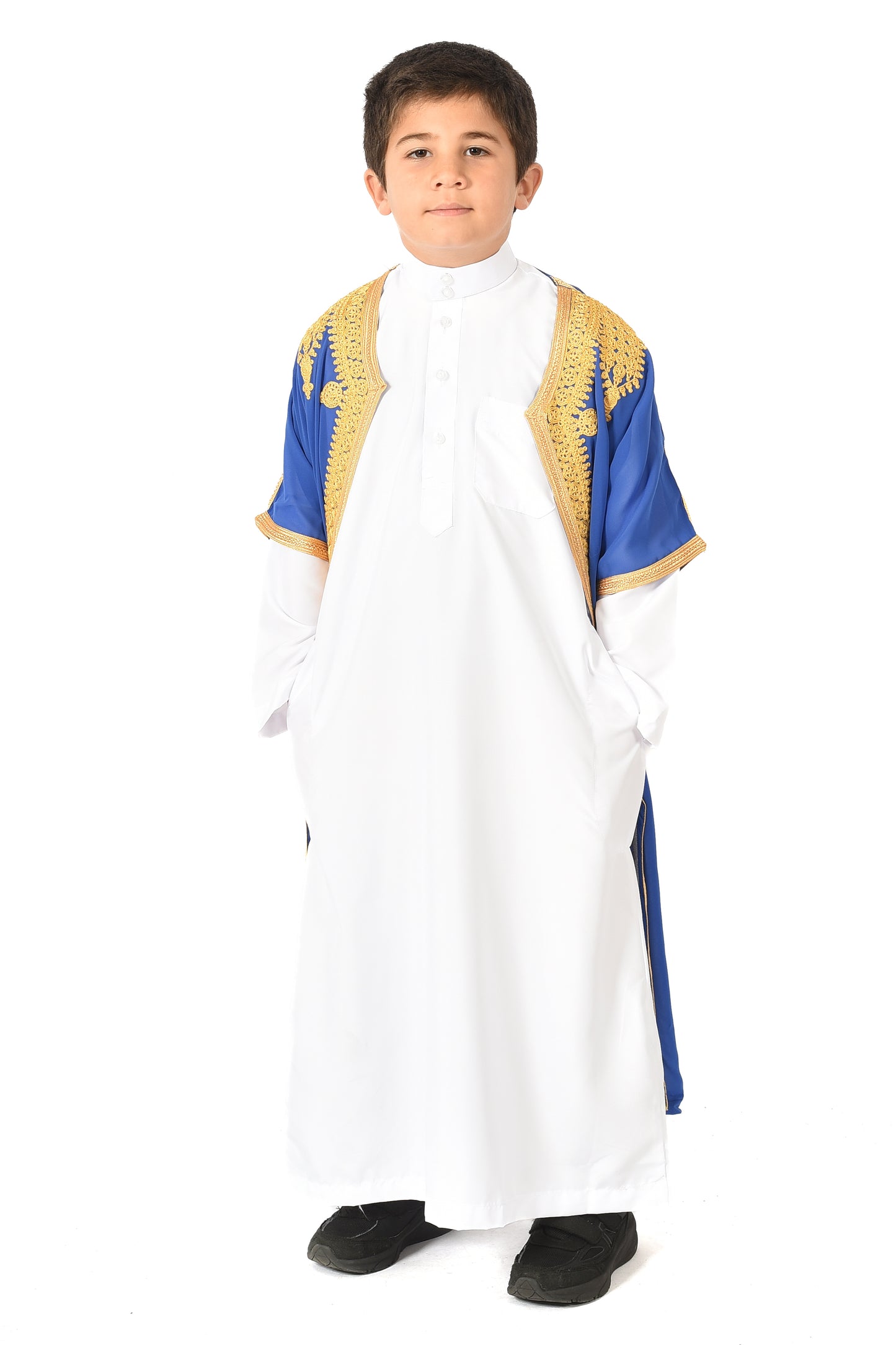 Boy's Saudi Abaya Jubba -Blue