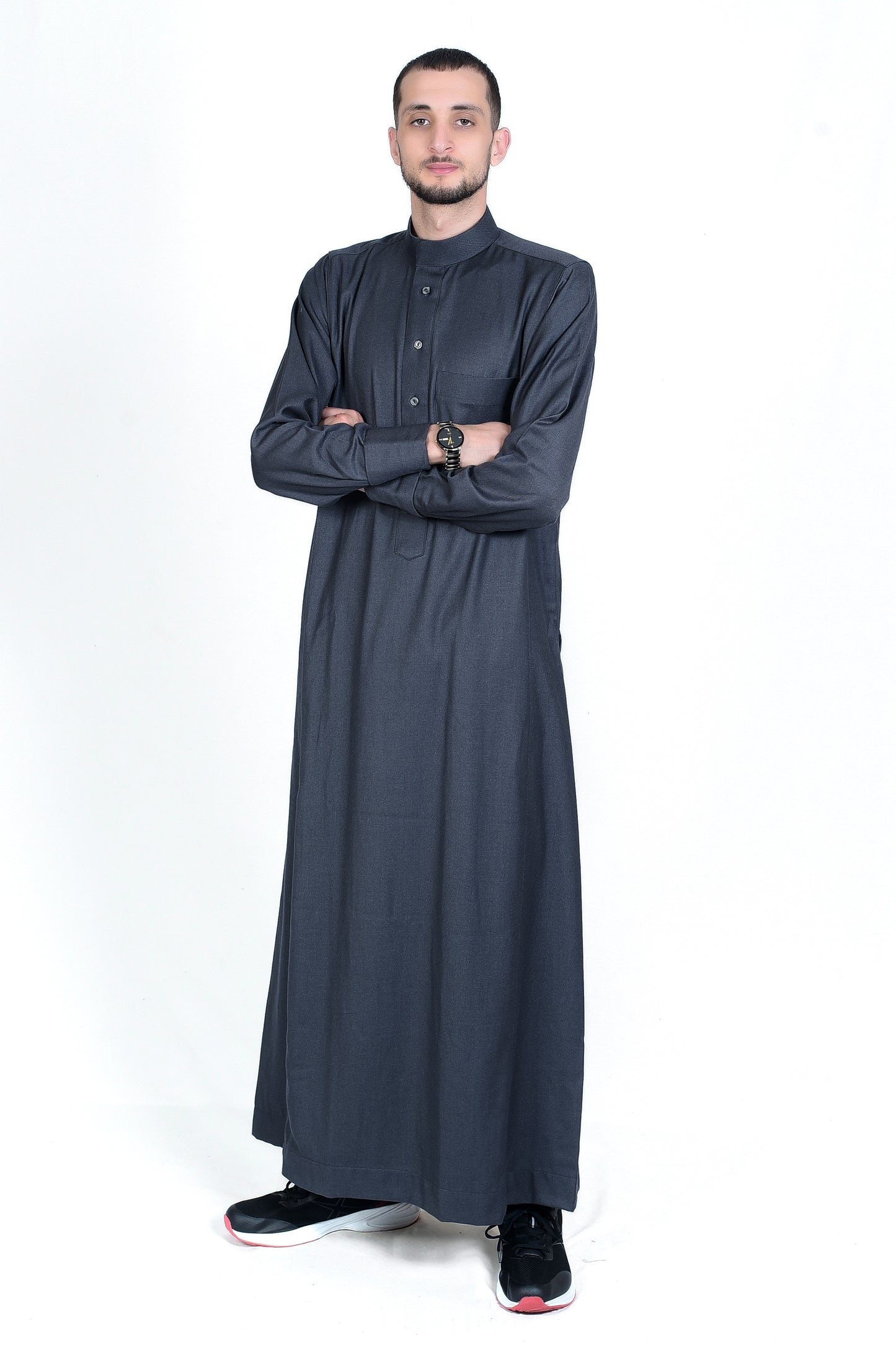 Droush Winter Thobe – Dark Grey