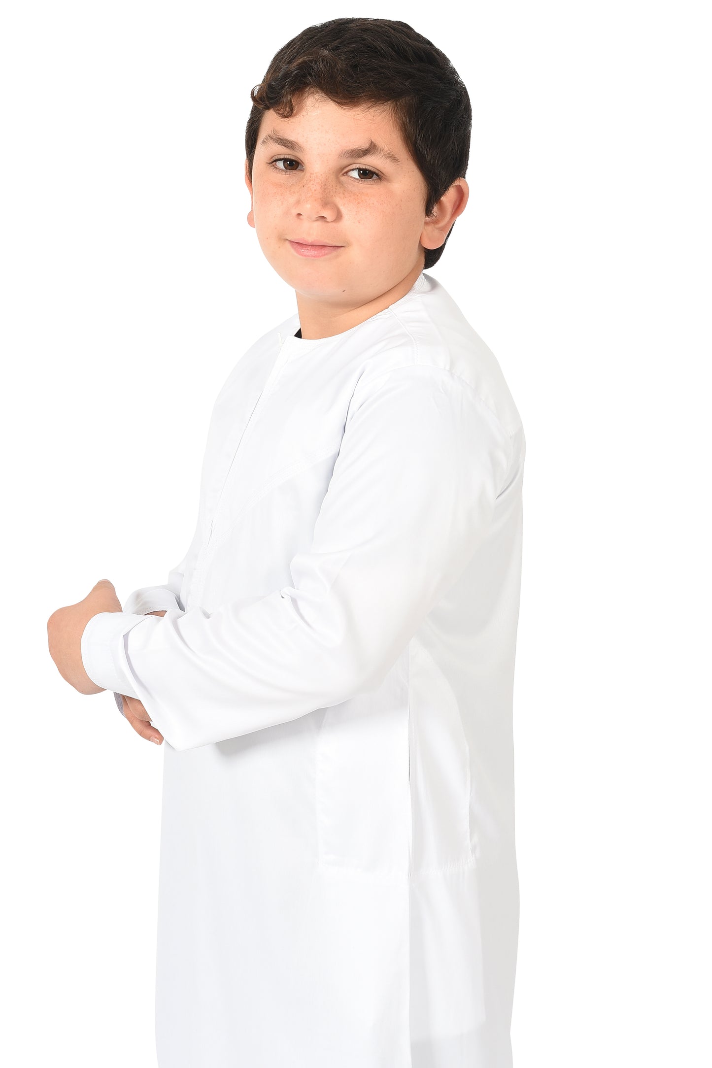 Al-Azka Kids Sport Thobe - White