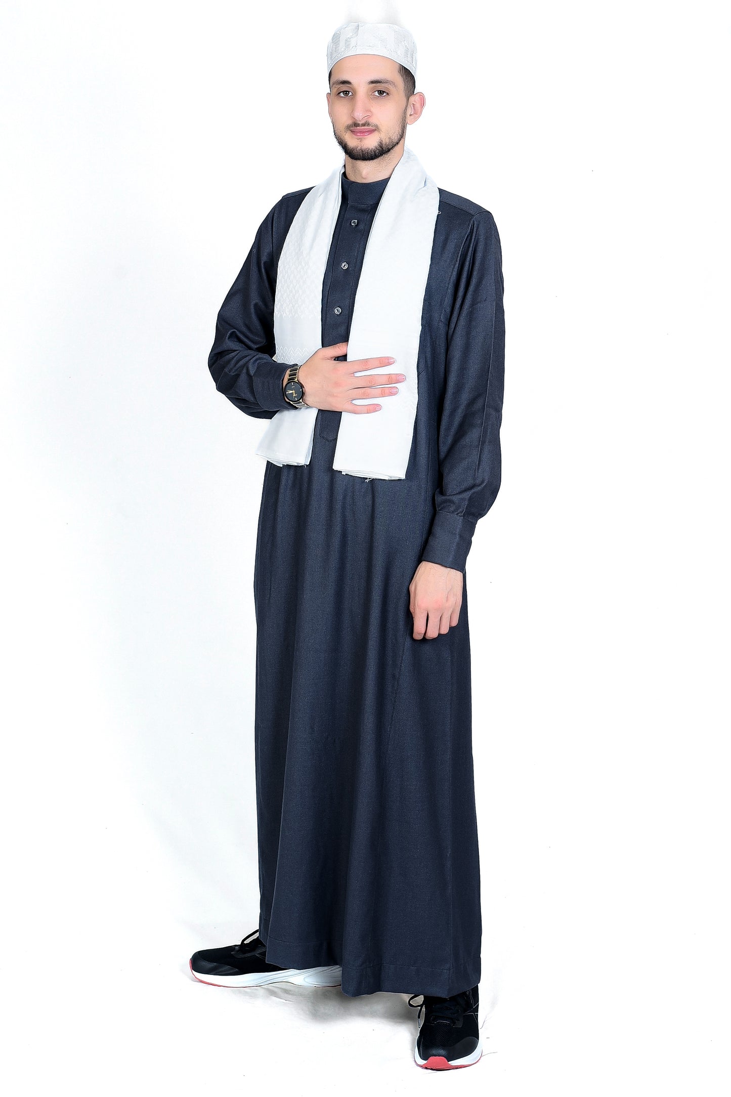 Droush Winter Thobe – Dark Grey