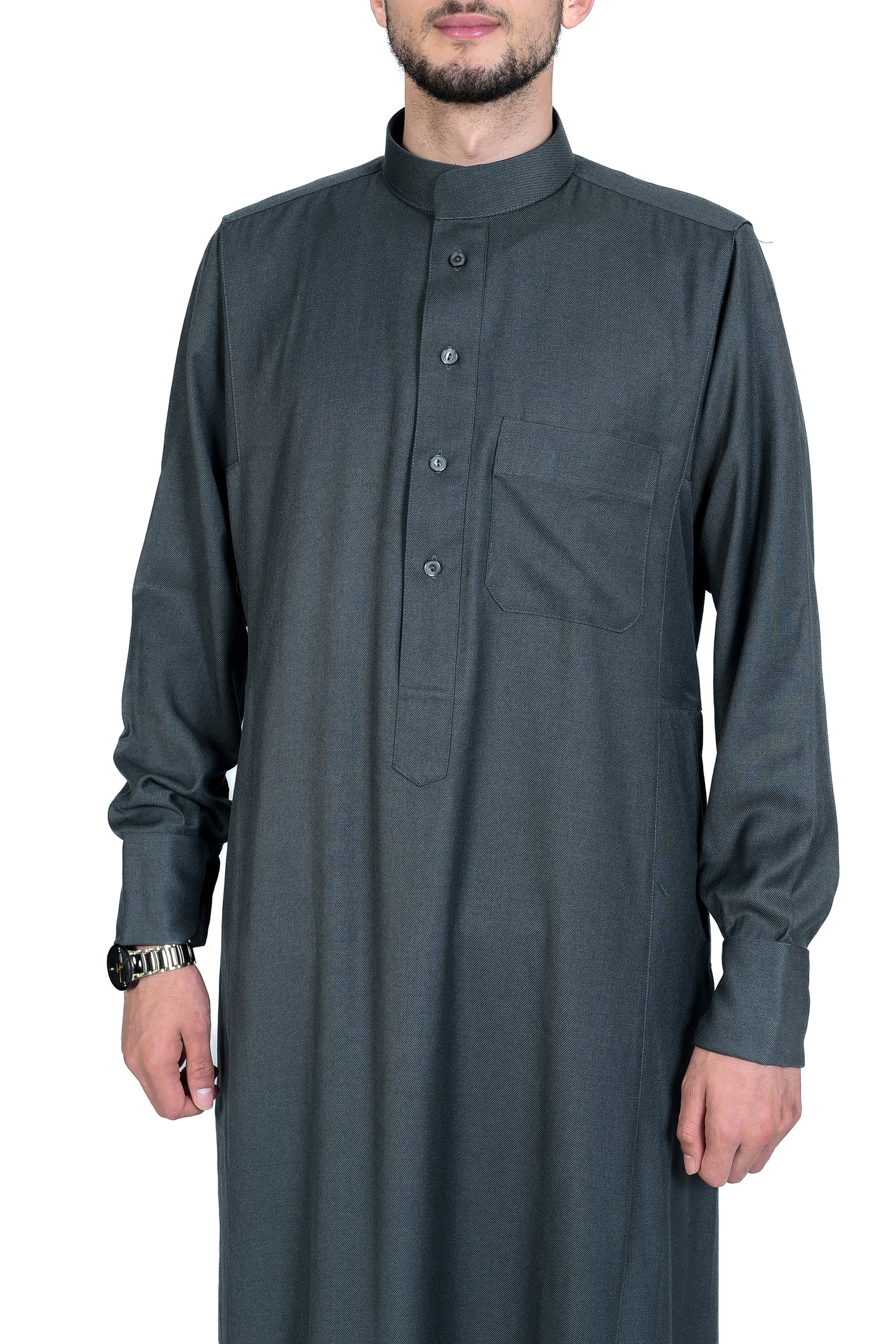 Droush Winter Thobe – Olive Green