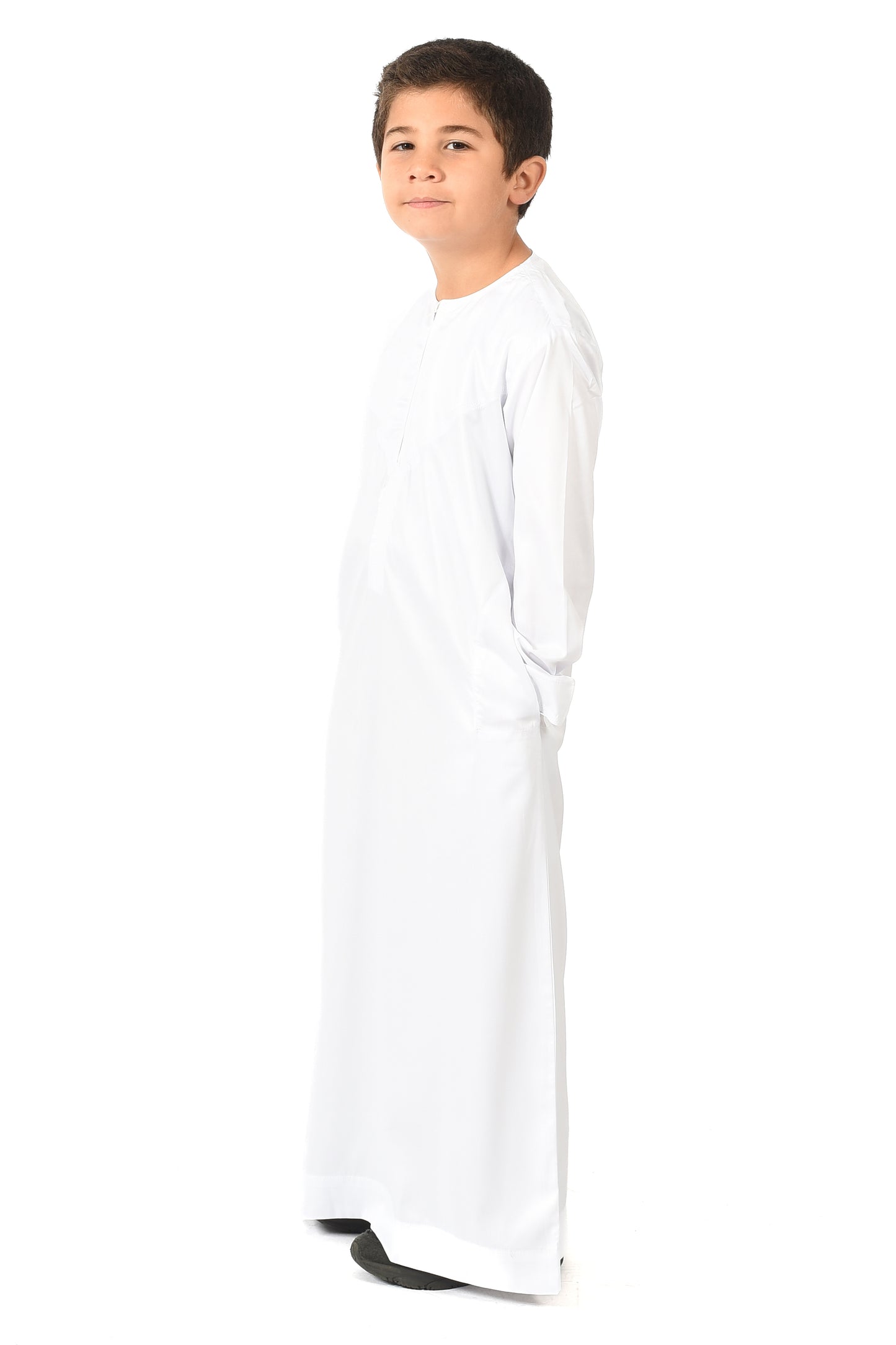 Al-Azka Kids Sport Thobe - White