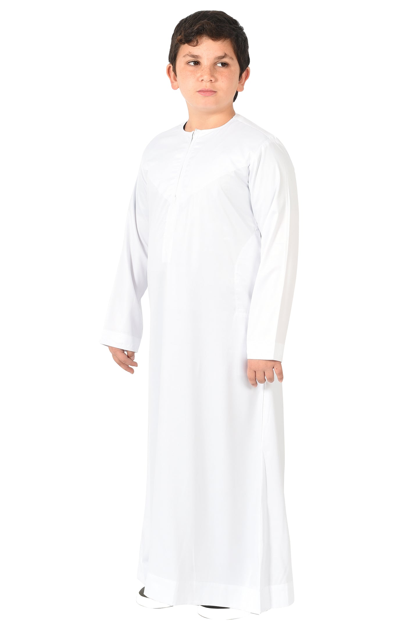 Al-Azka Kids Sport Thobe - White