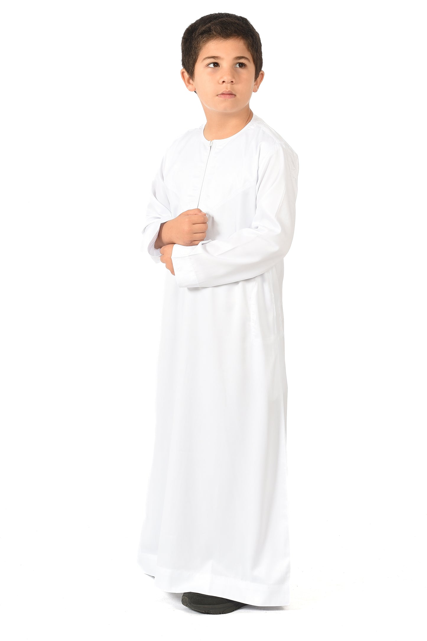 Al-Azka Kids Sport Thobe - White