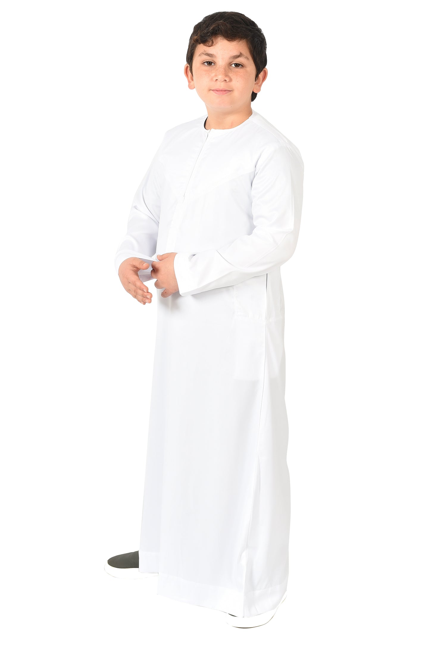 Al-Azka Kids Sport Thobe - White