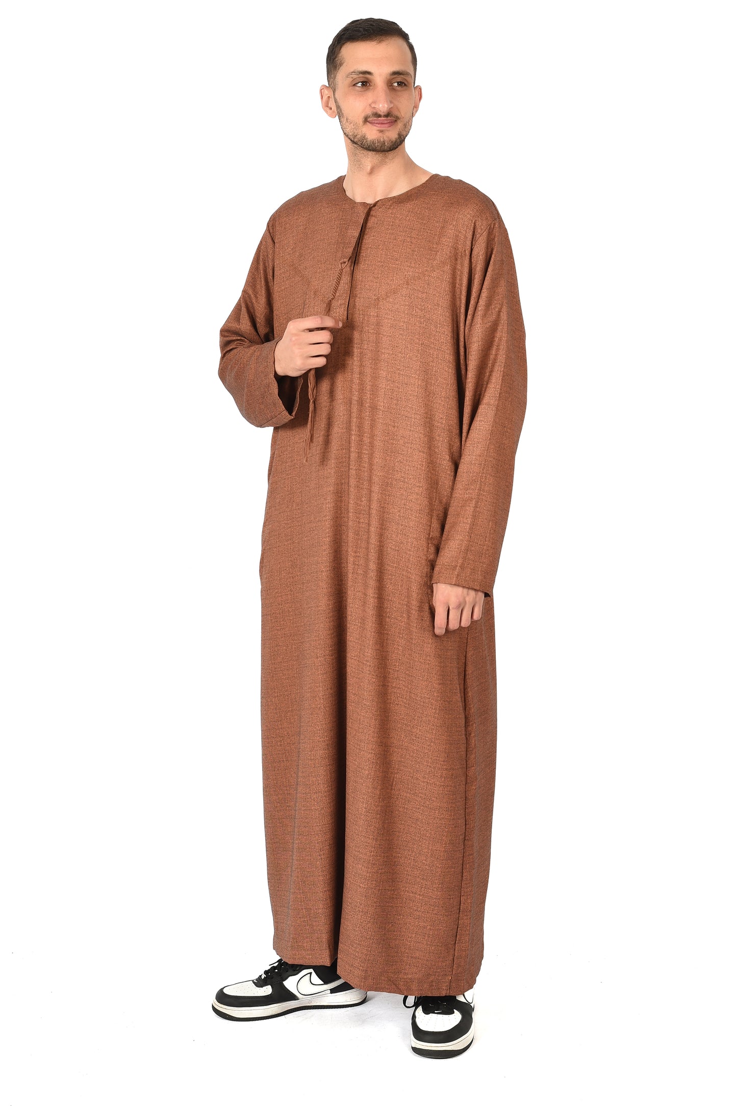 Al-othman tassel thobe - Brown
