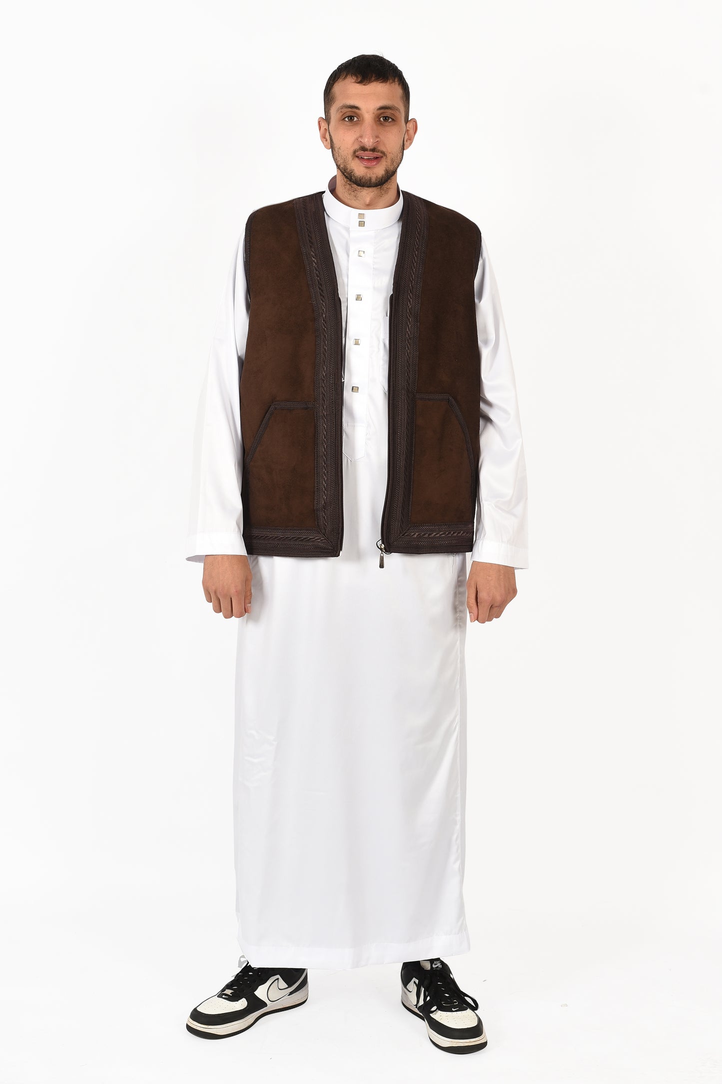 Winter Waist Coat for men - Chicory Coffee