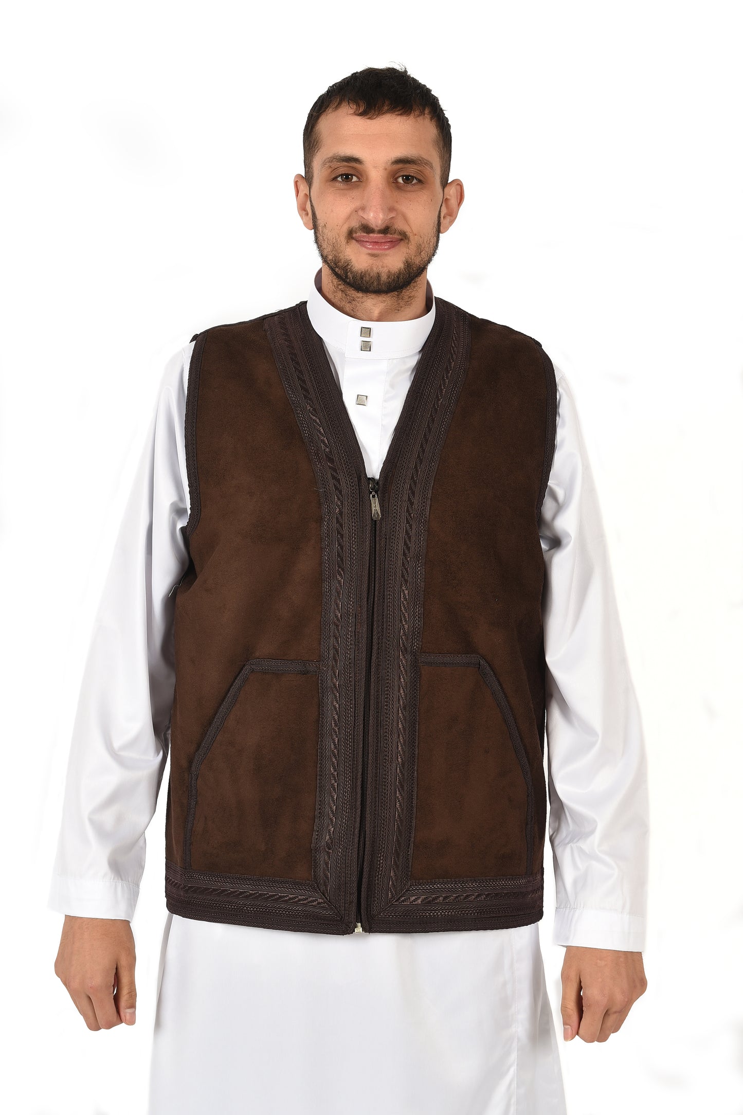 Winter Waist Coat for men - Chicory Coffee