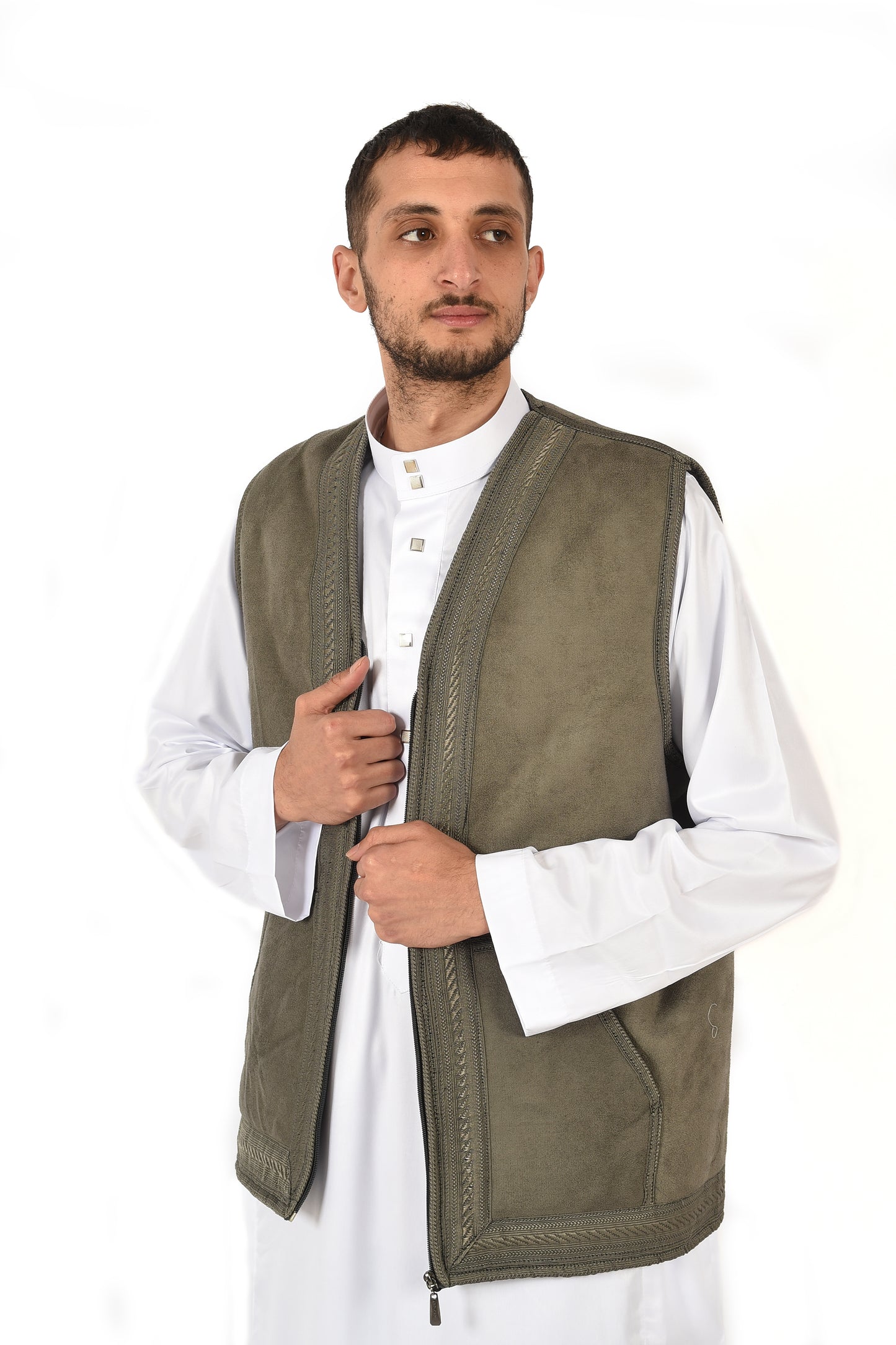 Winter Waist Coat for men - Mulled Basil