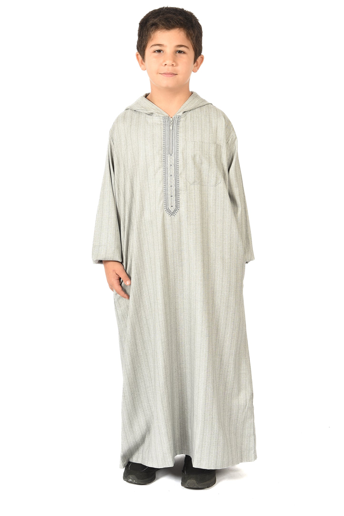 Al-Othman Kids hooded Thobe - Wet weather