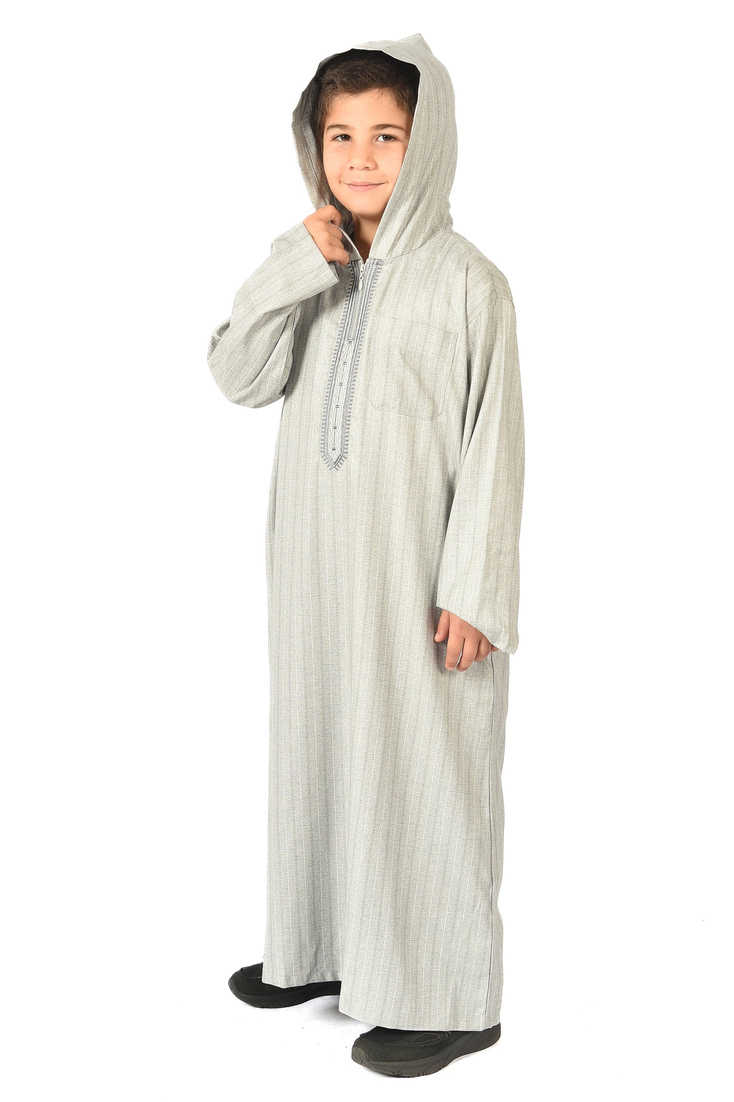 Al-Othman Kids hooded Thobe - Wet weather