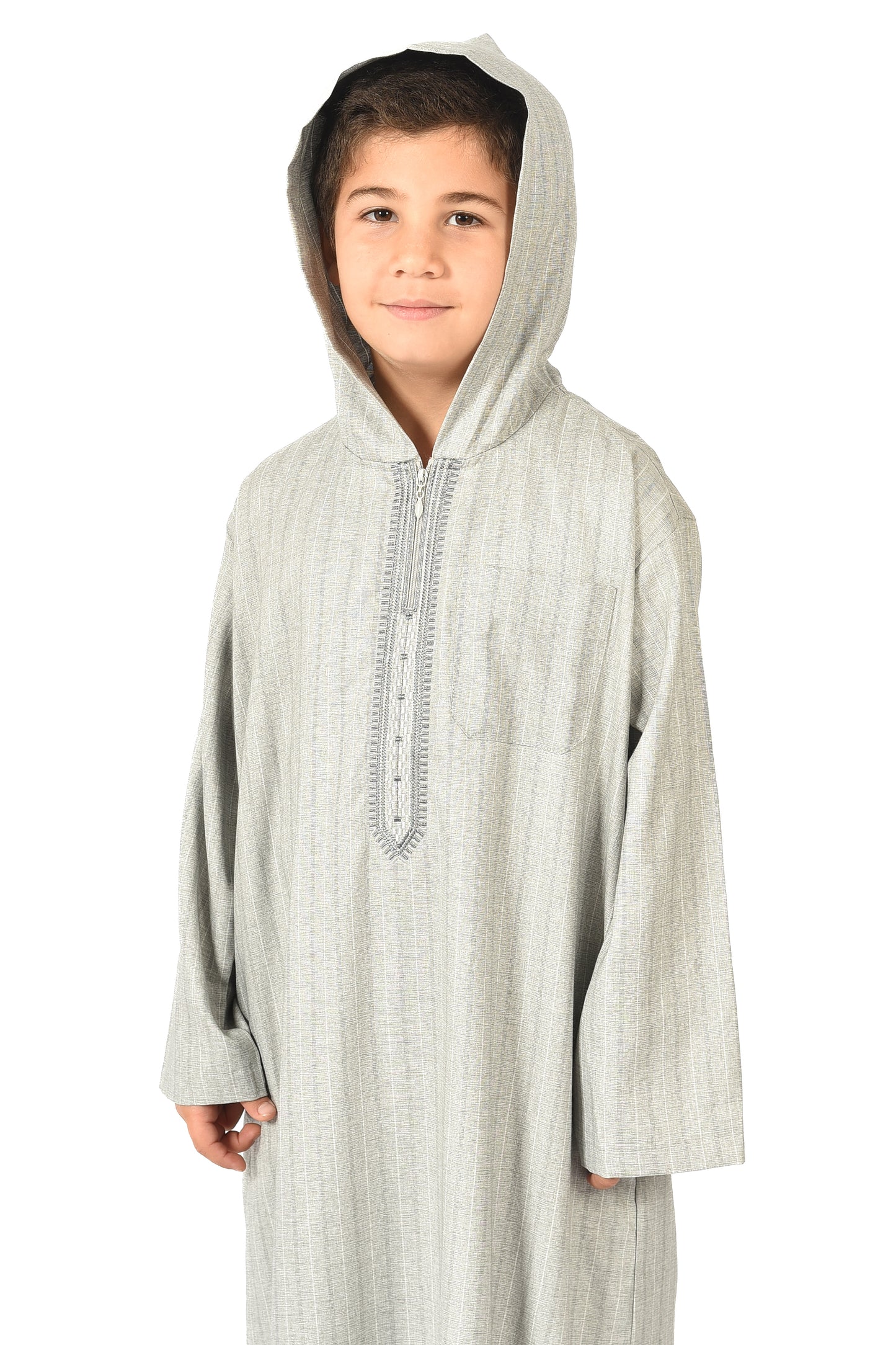 Al-Othman Kids hooded Thobe - Wet weather