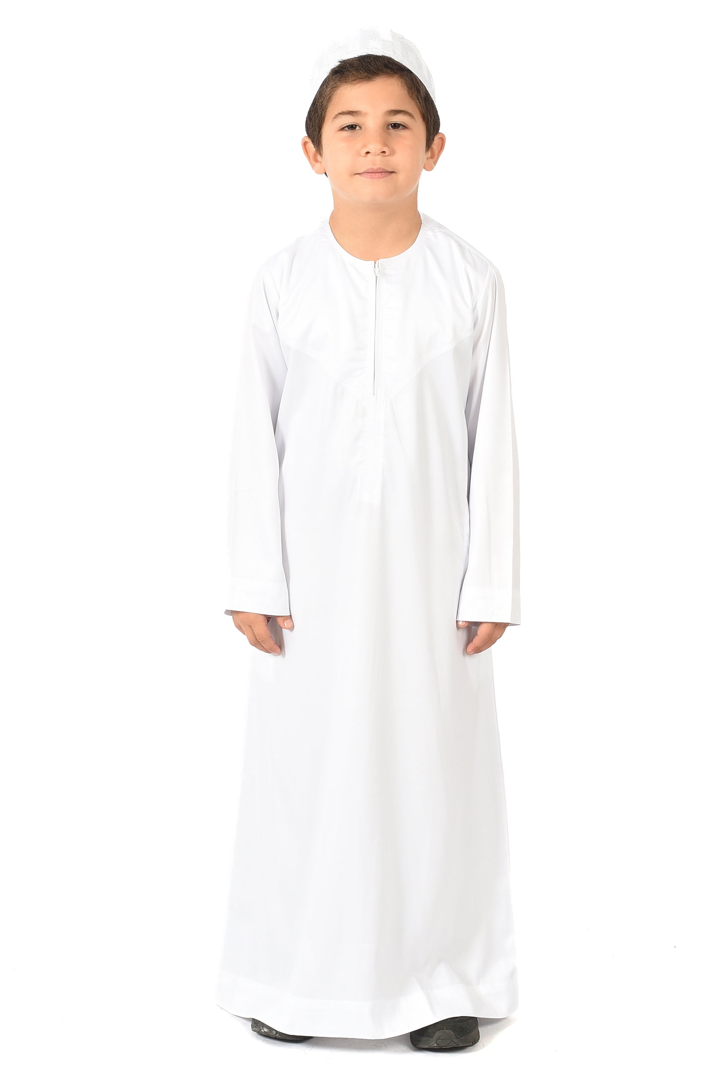Al-Azka Kids Sport Thobe - White