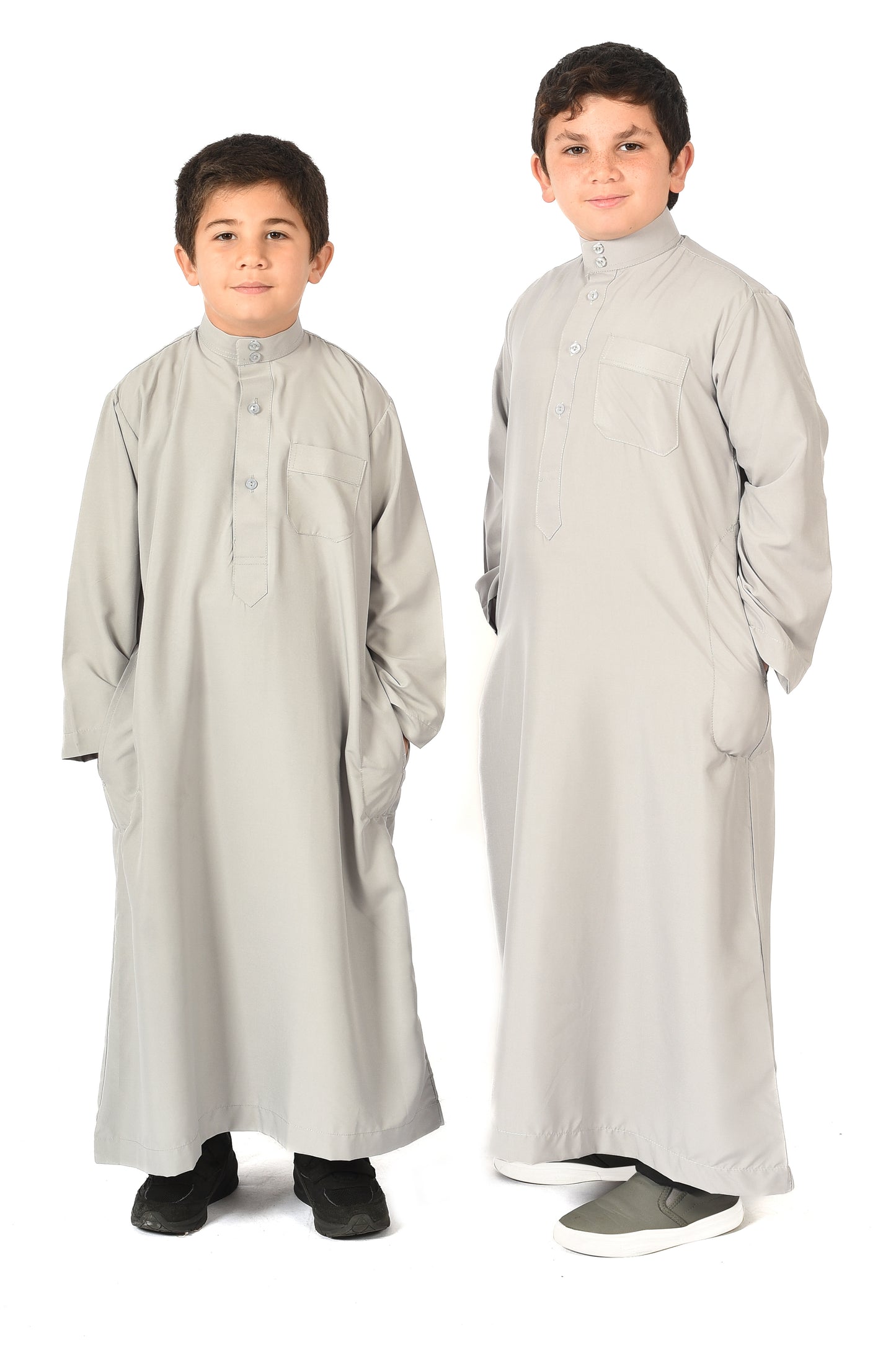 Al-Othman Kids Tassel Thobe - gray
