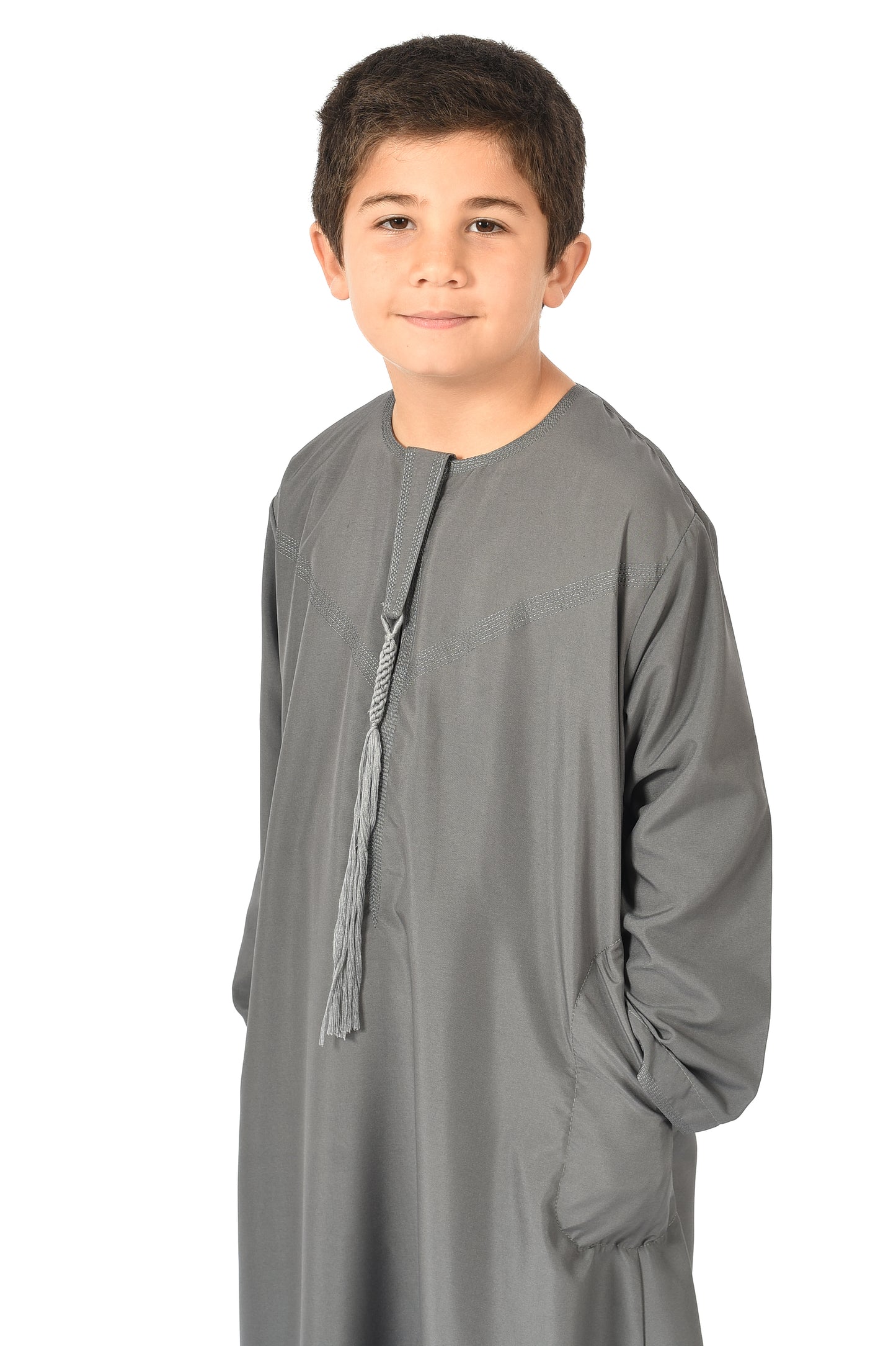 Al-Othman Kids Tassel Thobe - Thunderstorm
