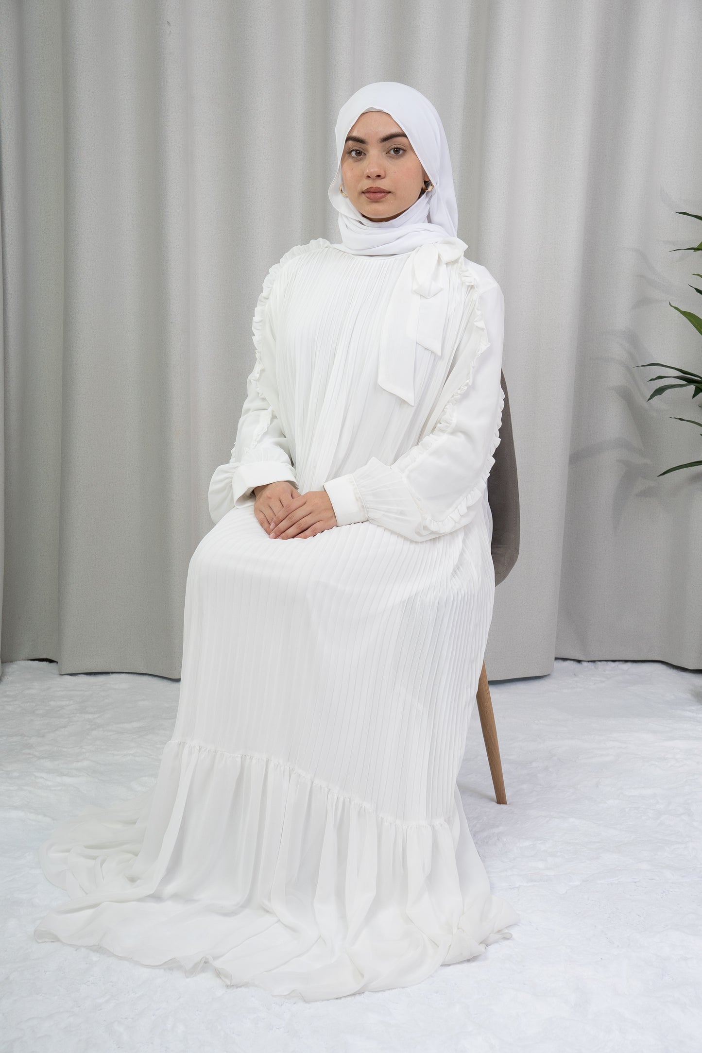 Dmn pleat blanc de blanc