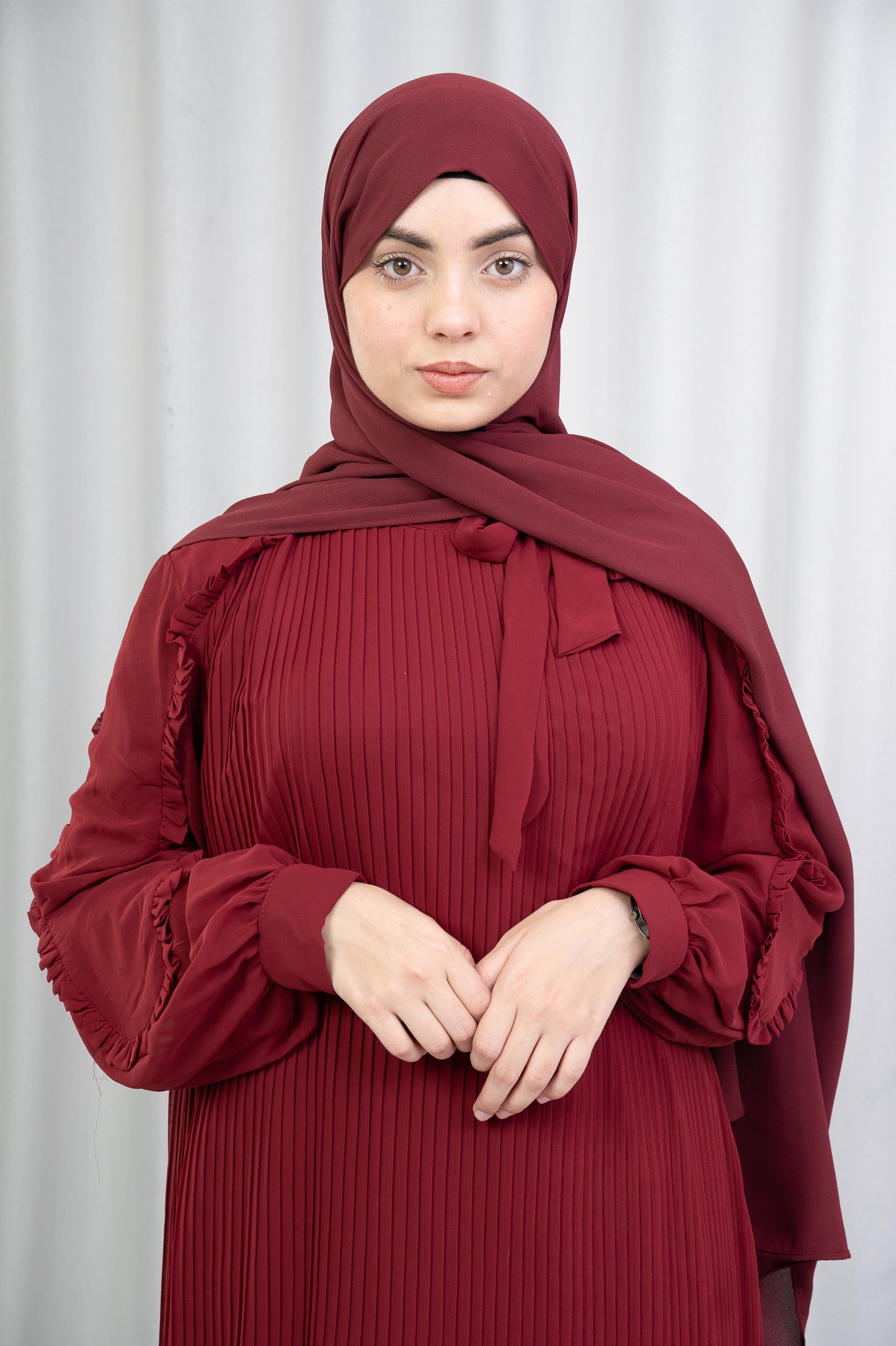 Dmn pleat cabernet