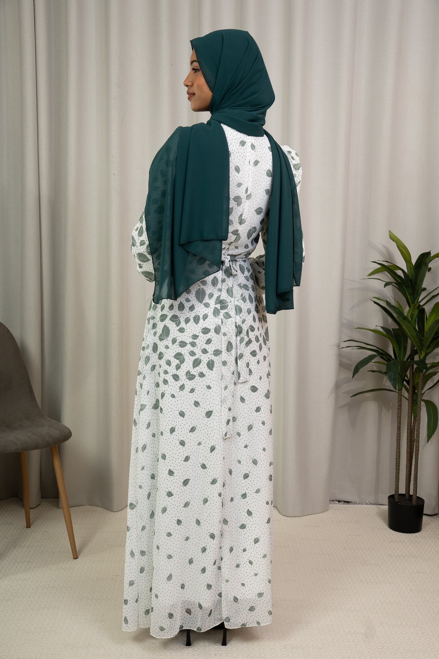 Dmn chiffon leaf chinois green