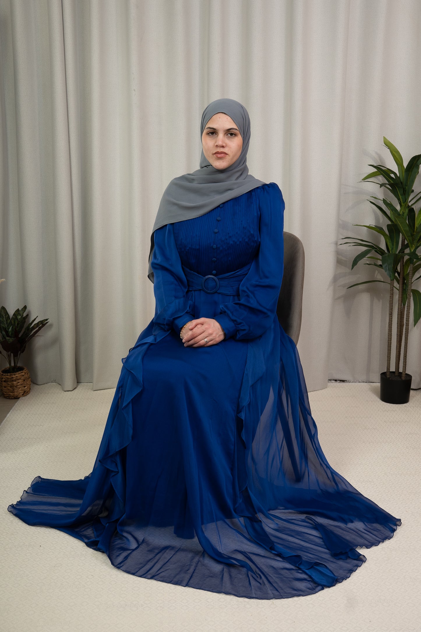 Dmn ruffle sodalite blue