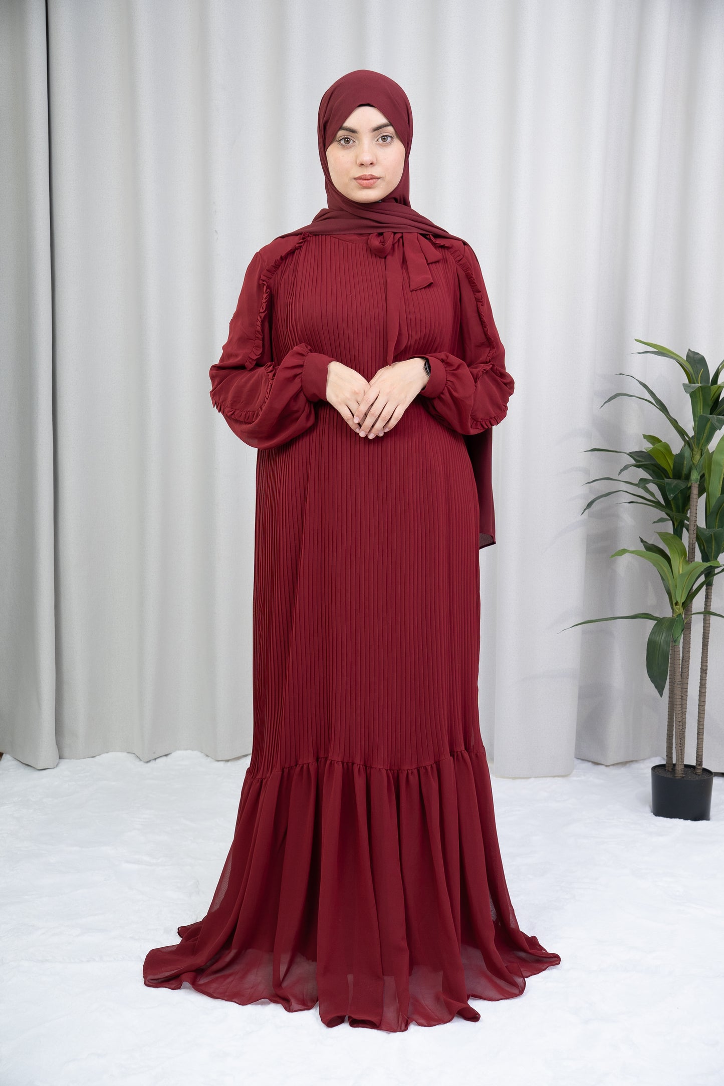Dmn pleat cabernet
