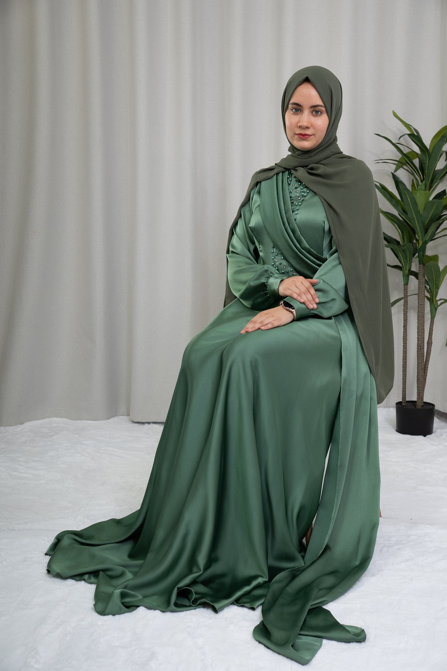 Dmn draped blue spruce