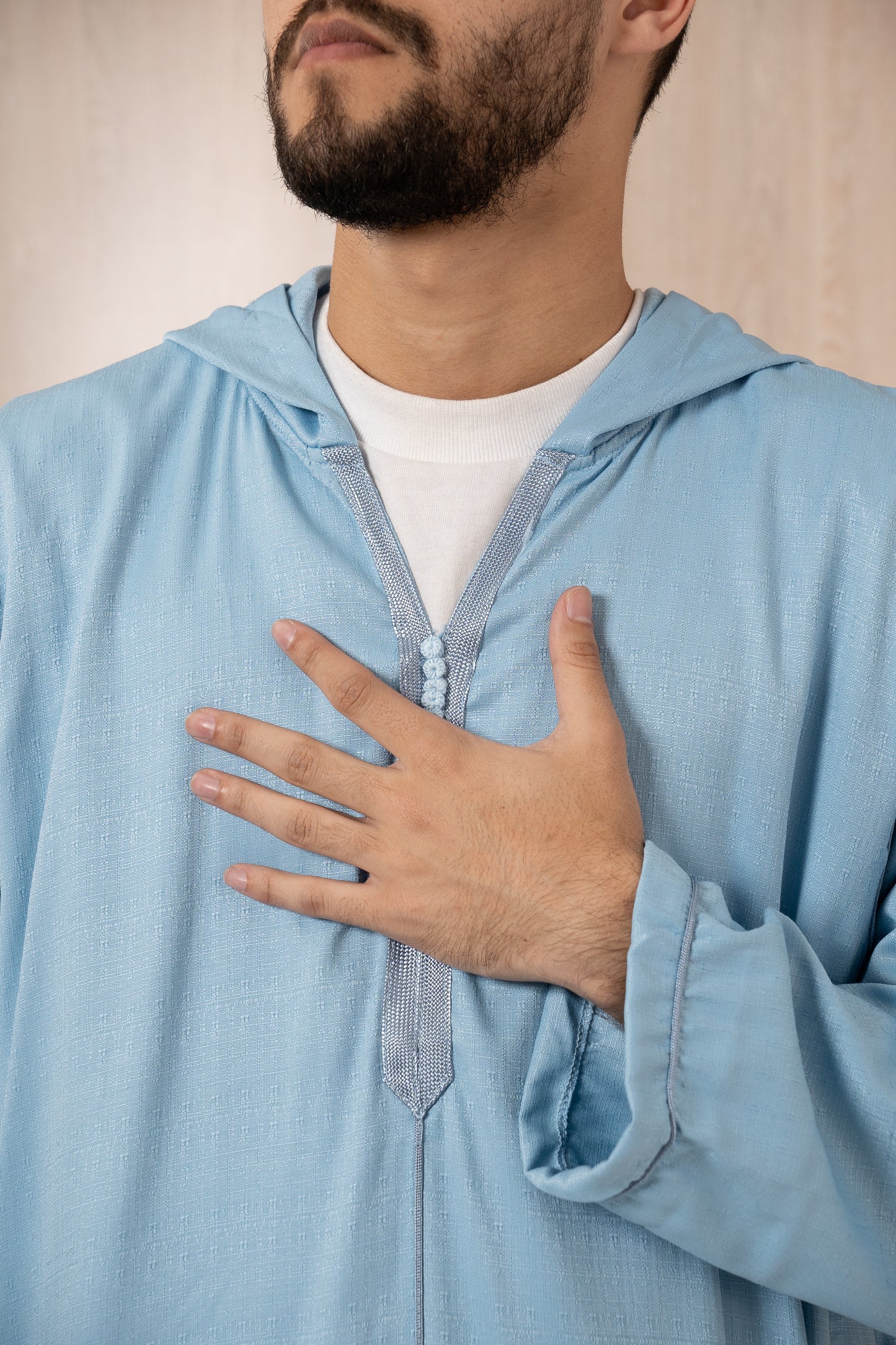 Alhabib hood dusk blue